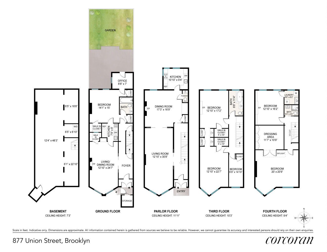 Floorplan for 877 Union Street