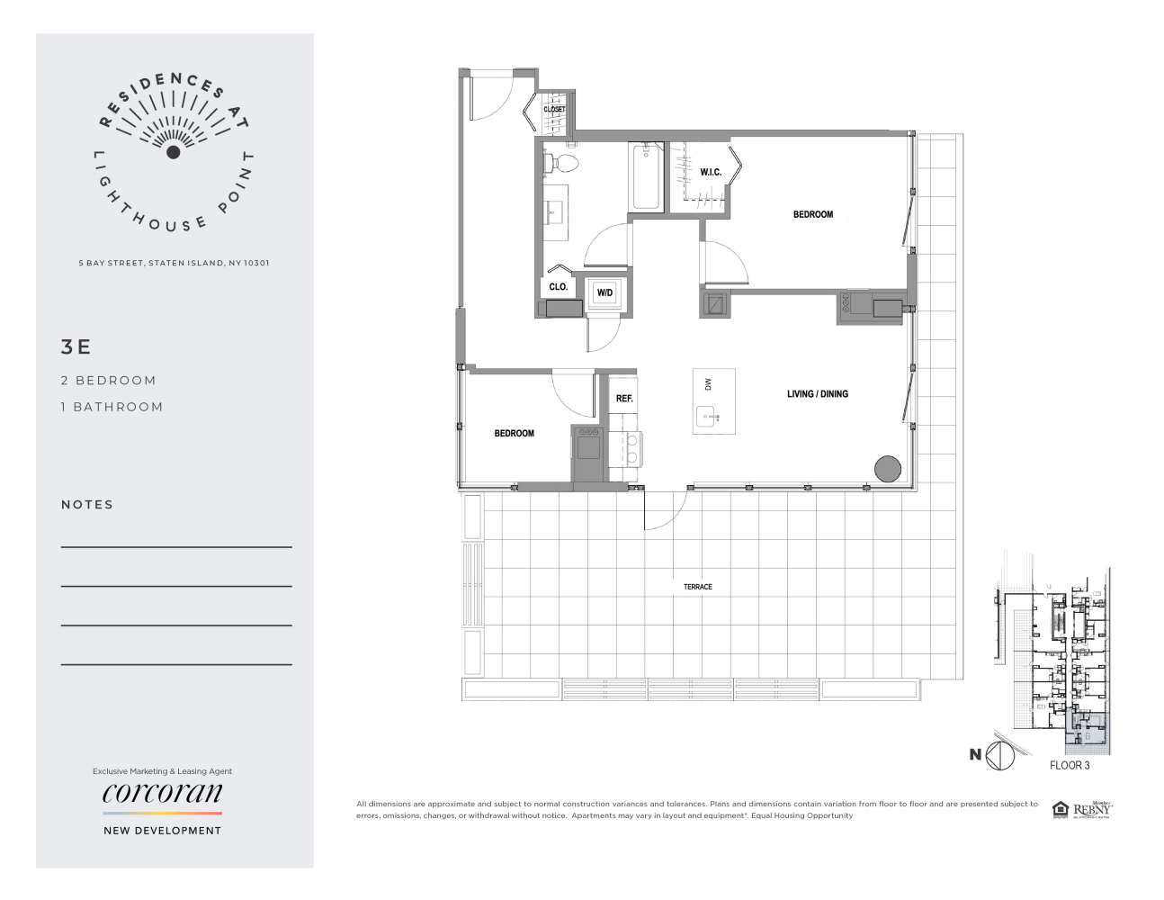 Floorplan for 5 Bay Street, 3ET