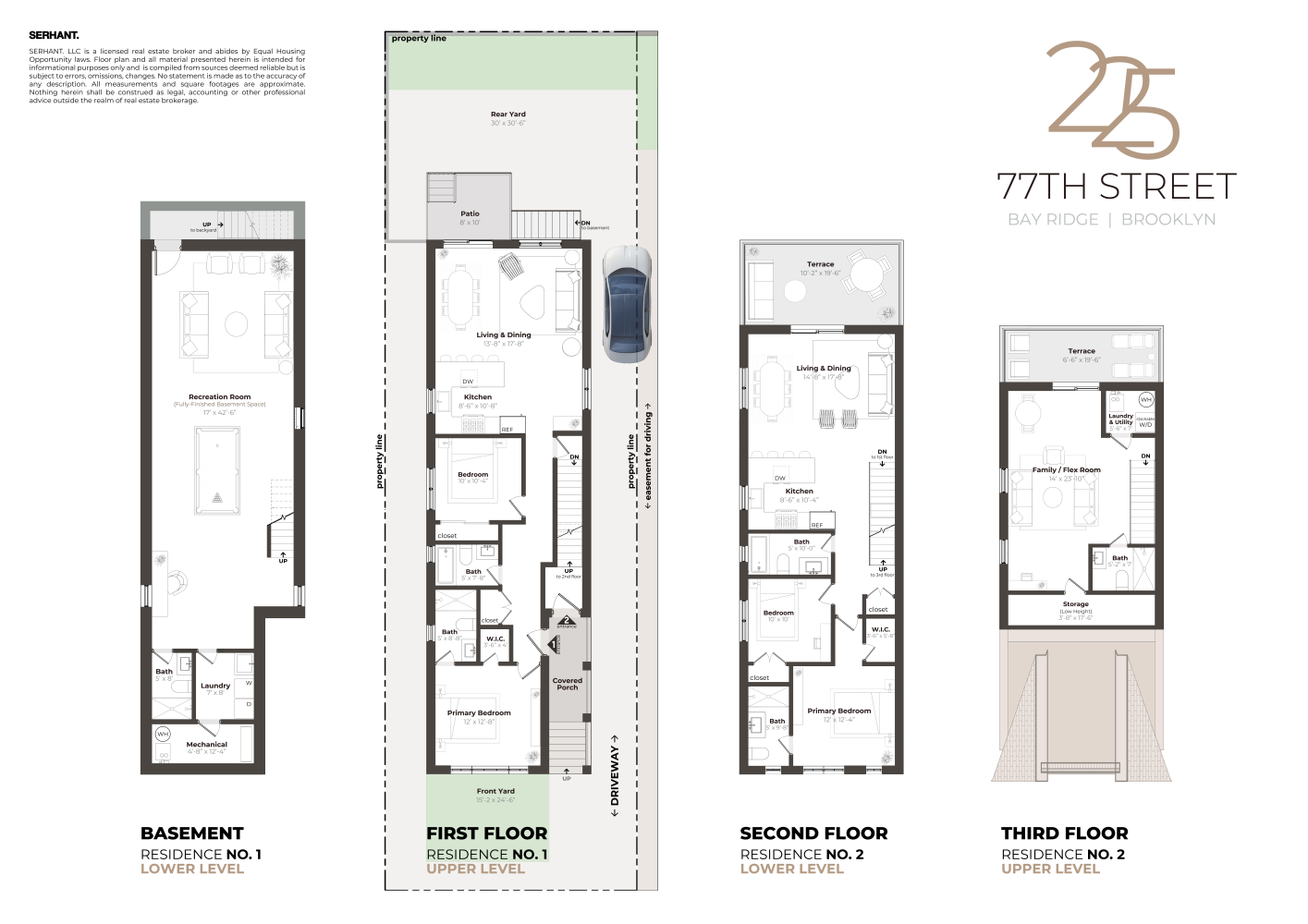 Floorplan for 225 77th Street