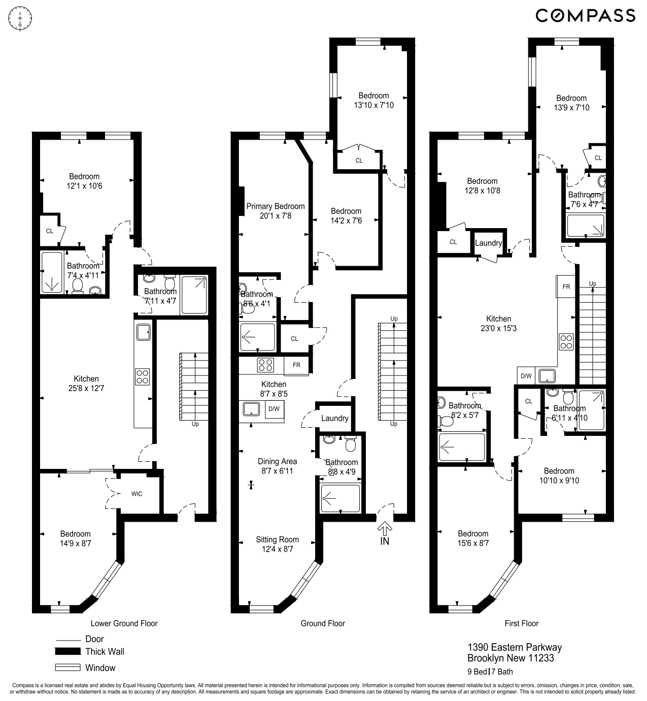 Floorplan for 1390 Eastern Parkway