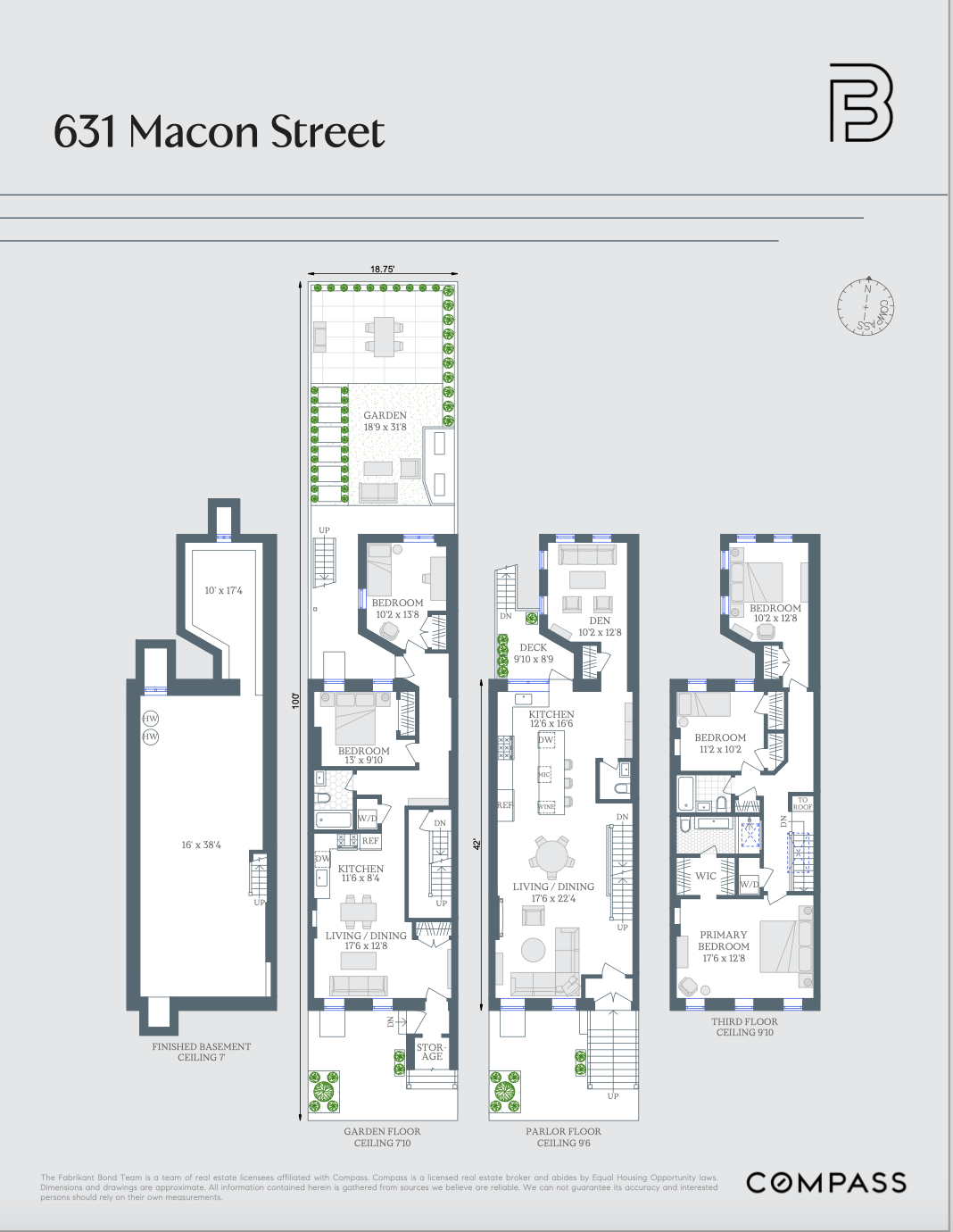 Floorplan for 631 Macon Street