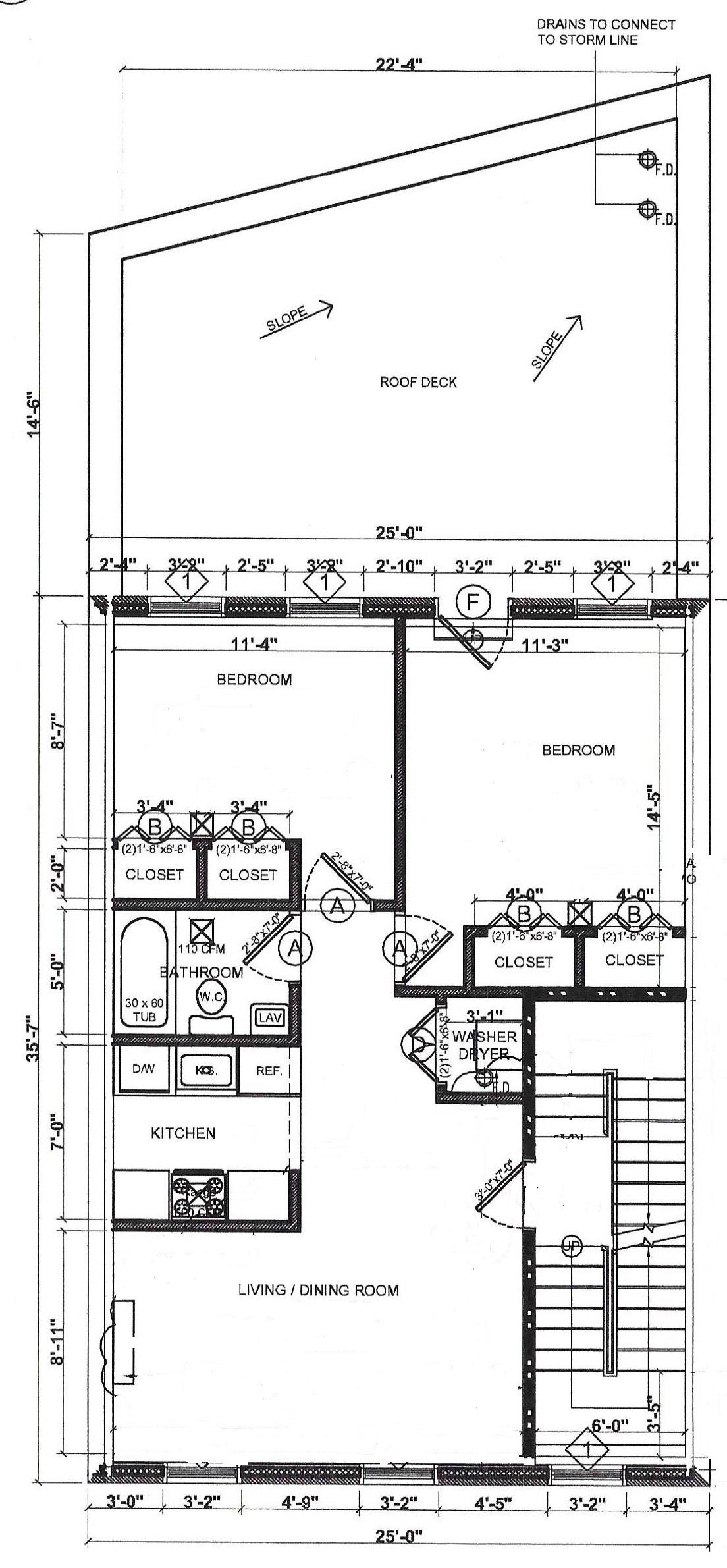 Floorplan for 227 Flatbush Avenue, 2