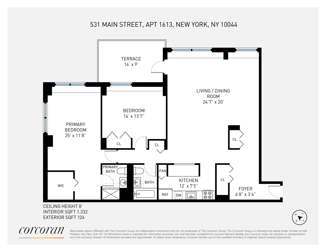 Floorplan for 531 Main Street, 1613