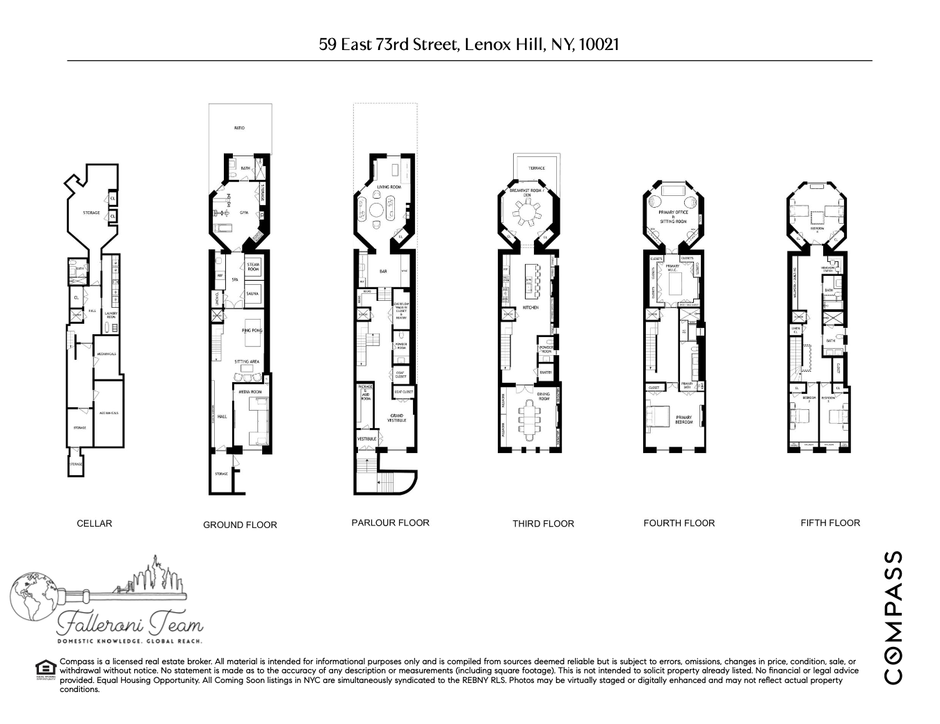 Floorplan for 59 East 73rd Street