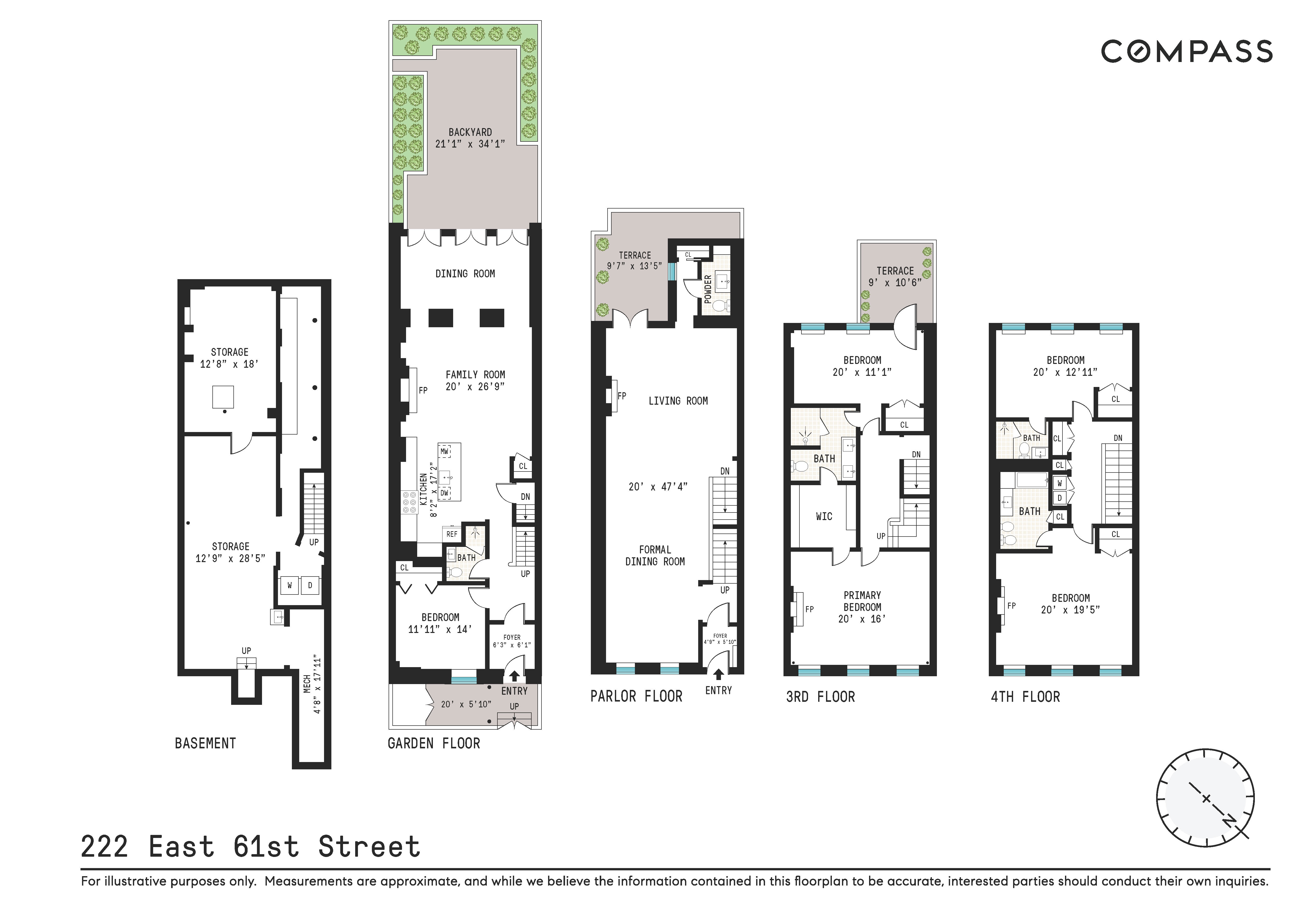 Floorplan for 222 East 61st Street