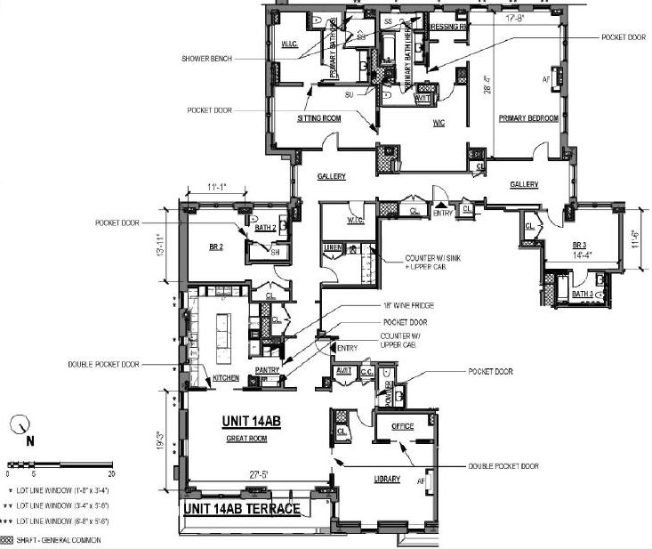 Floorplan for 20 East 76th Street, 14A