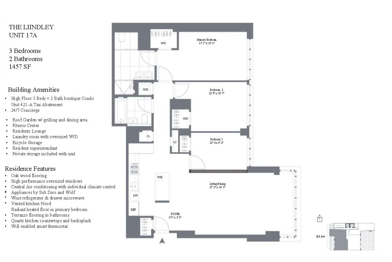 Floorplan for 591 3rd Avenue, 17A