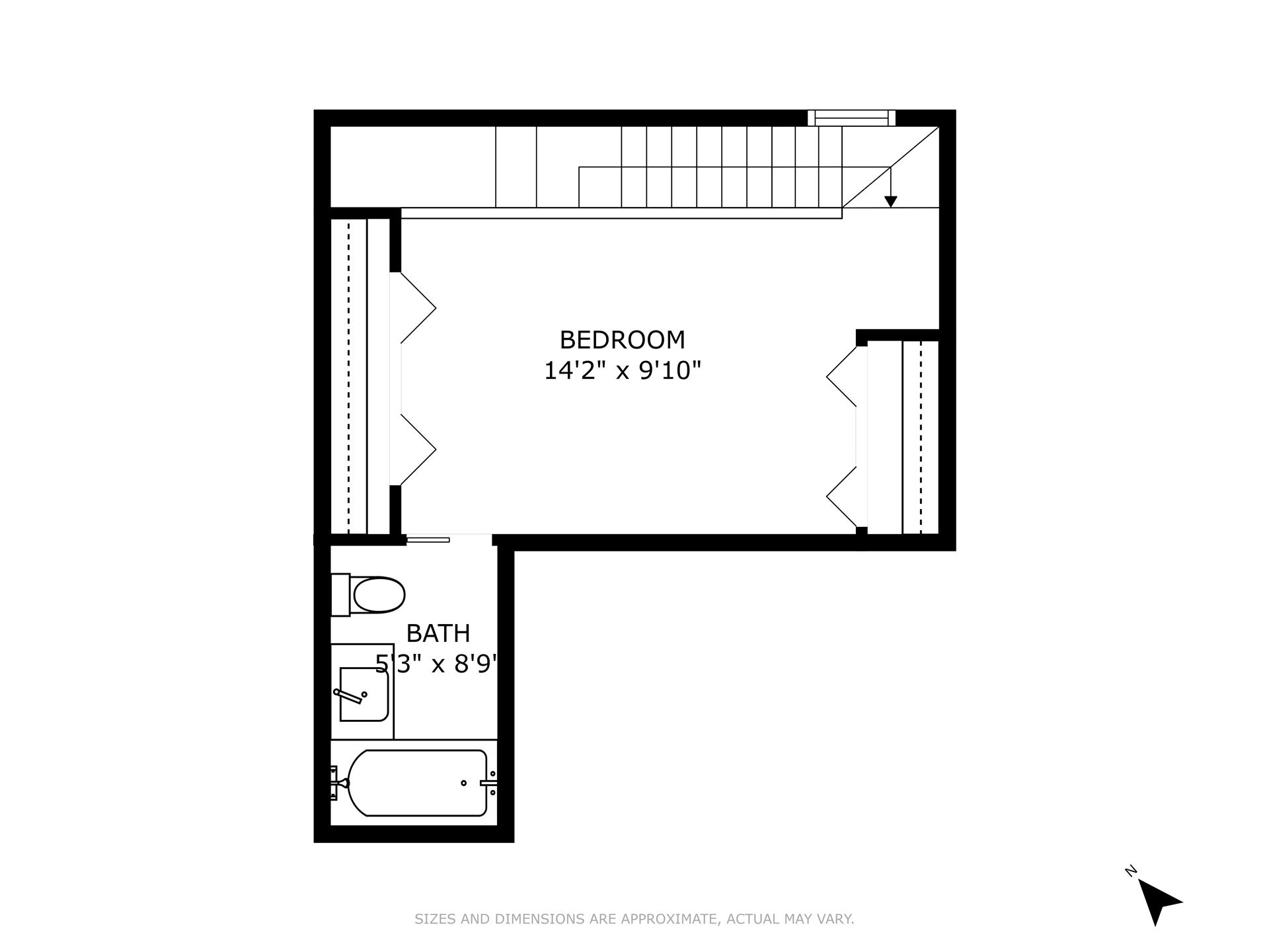 Floorplan for 4 Lexington Avenue, 1A