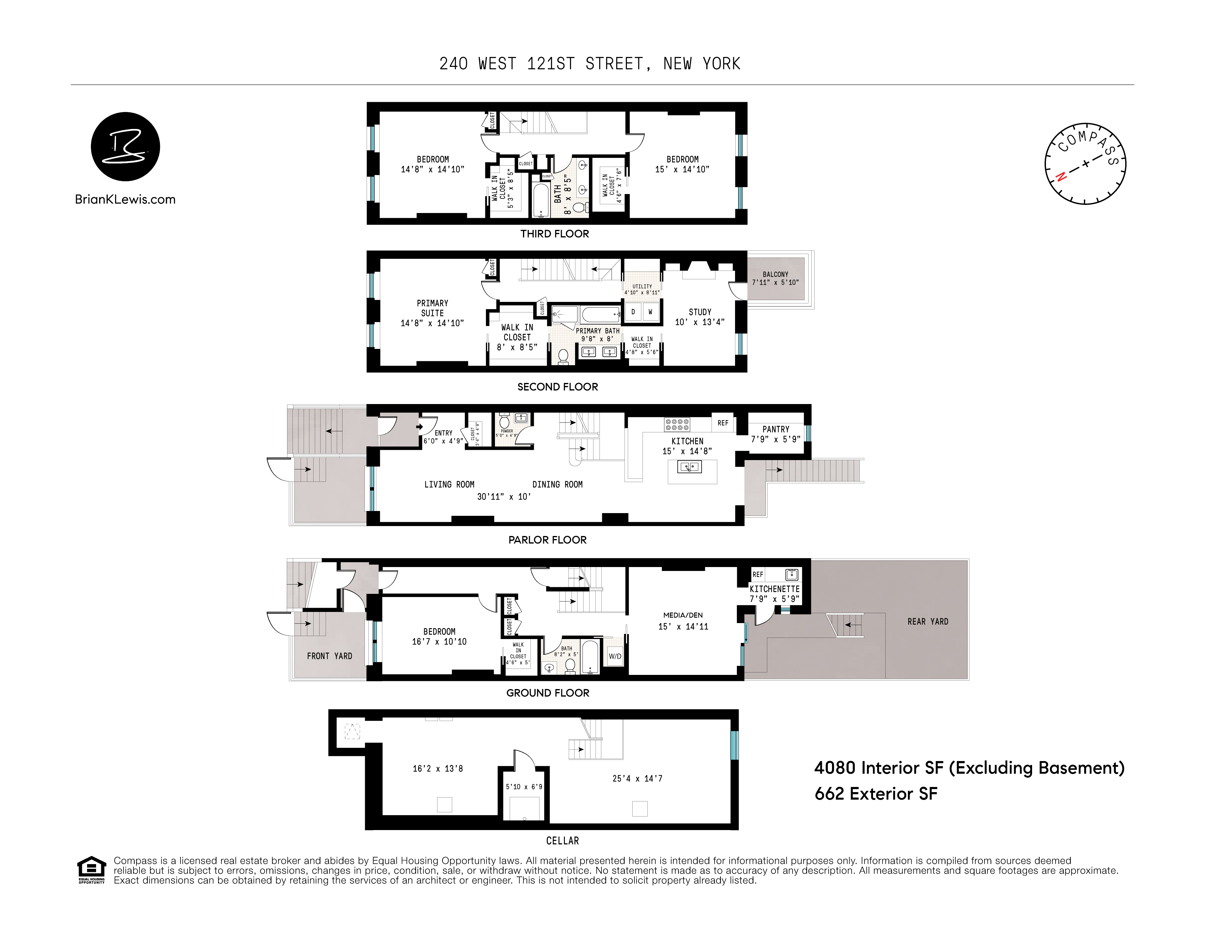 Floorplan for 240 West 121st Street