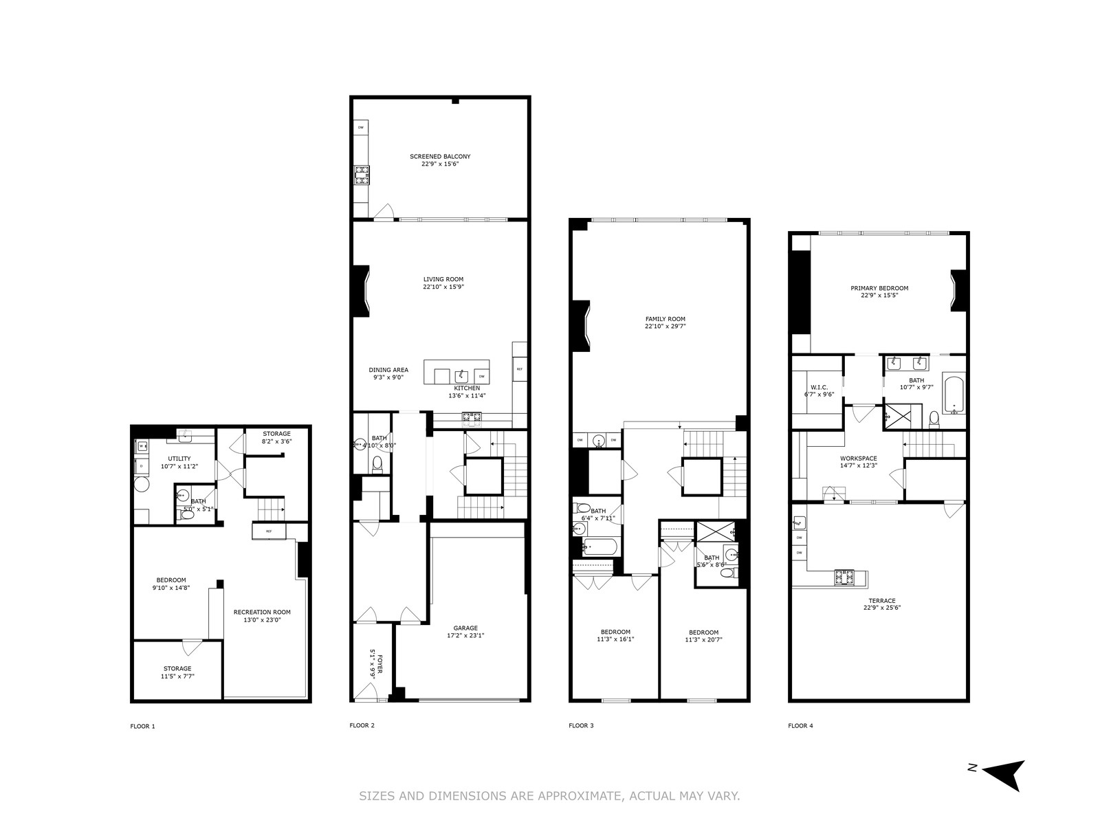 Floorplan for 12 College Place