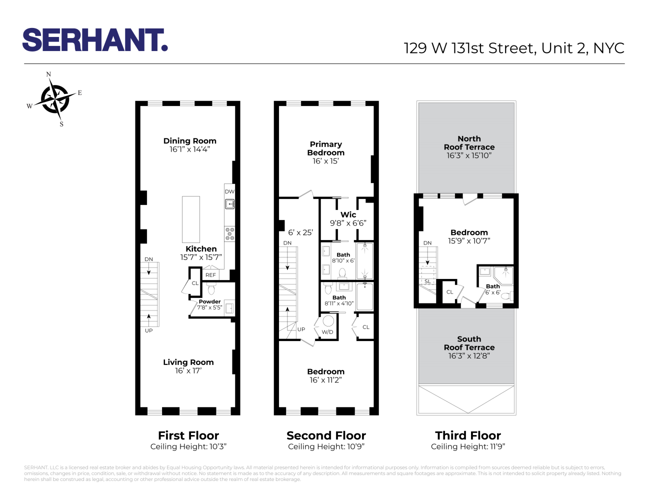 Floorplan for 129 West 131st Street, 2