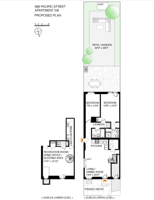 Floorplan for 586 Pacific Street, GB