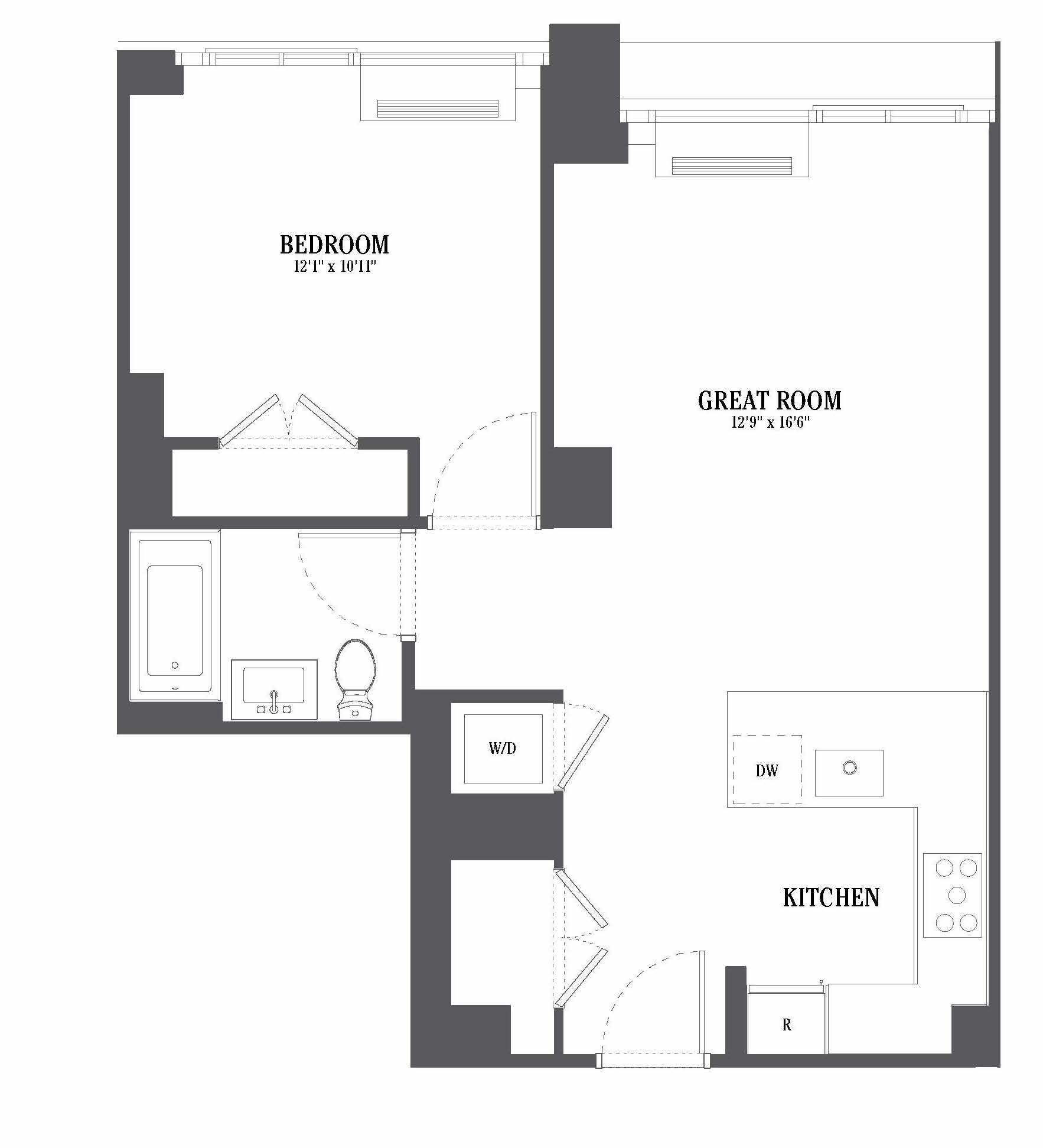 Floorplan for 385 1st Avenue, 7D