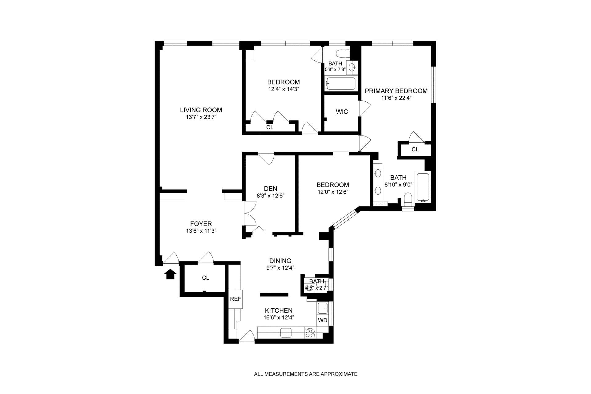 Floorplan for 145 West 86th Street, 8A