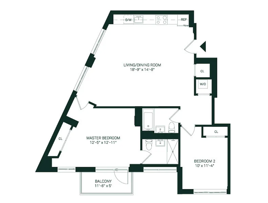 Floorplan for 264 Webster Avenue, 811