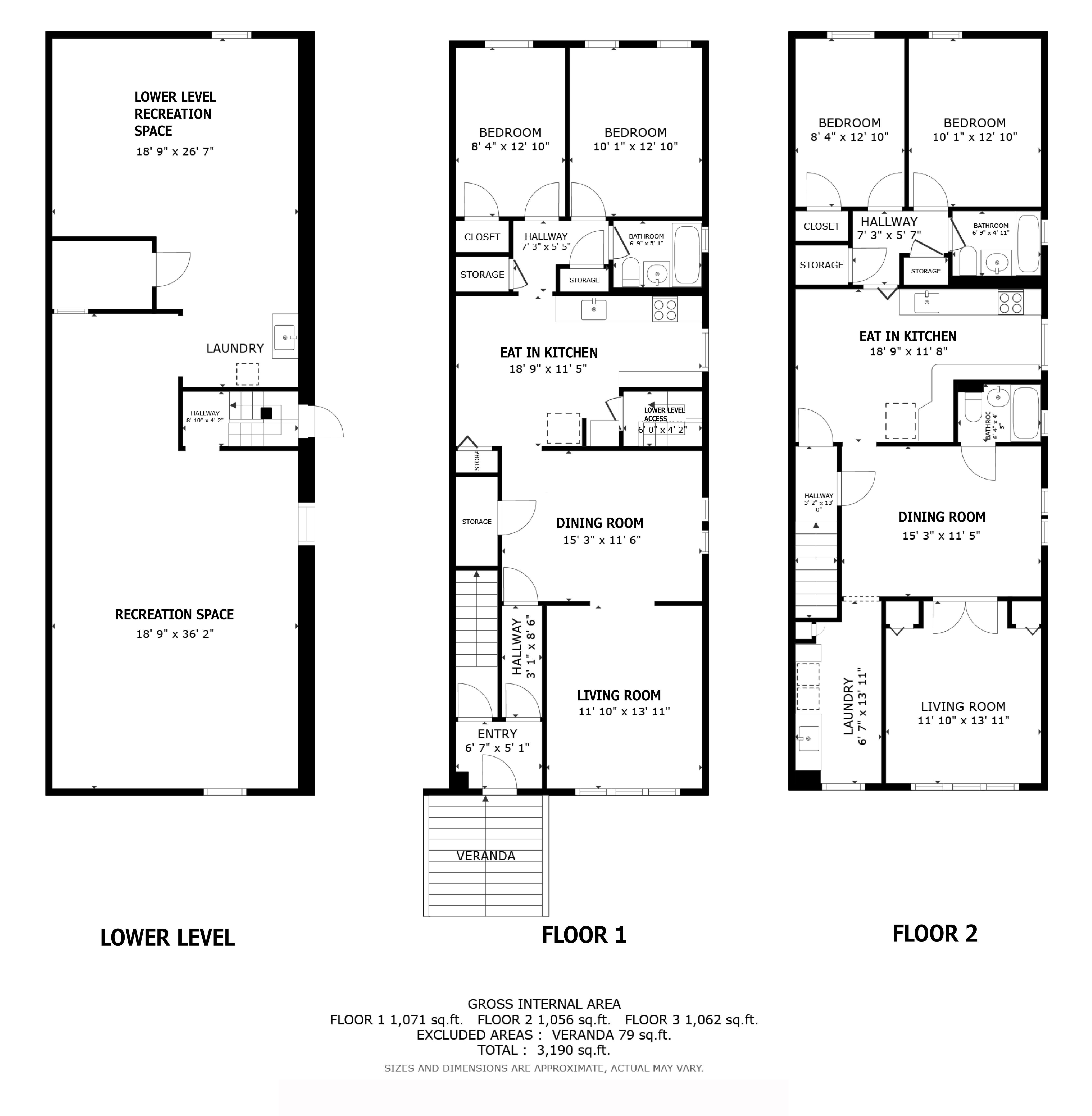 Floorplan for 966 70th Street