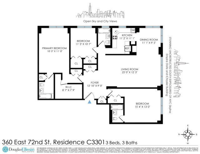 Floorplan for 360 East 72nd Street, 33001