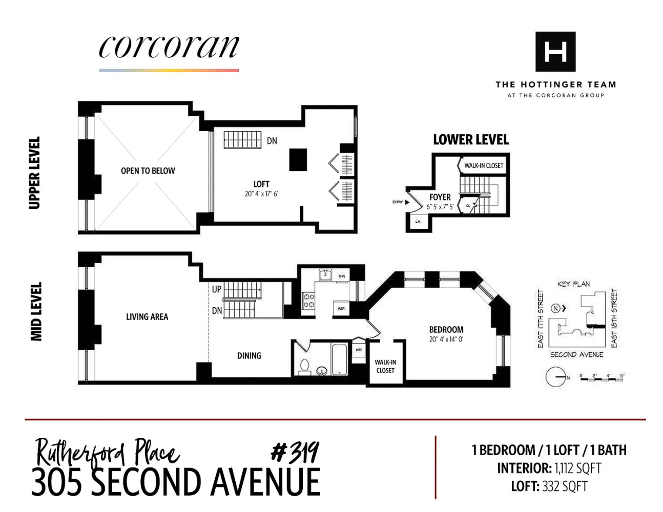 Floorplan for 305 2nd Avenue, 319