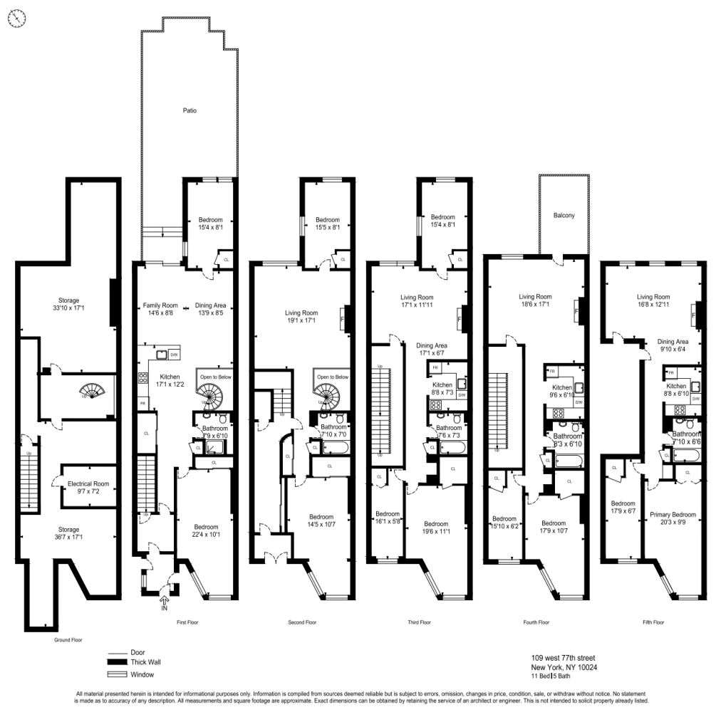 Floorplan for 109 West 77th Street