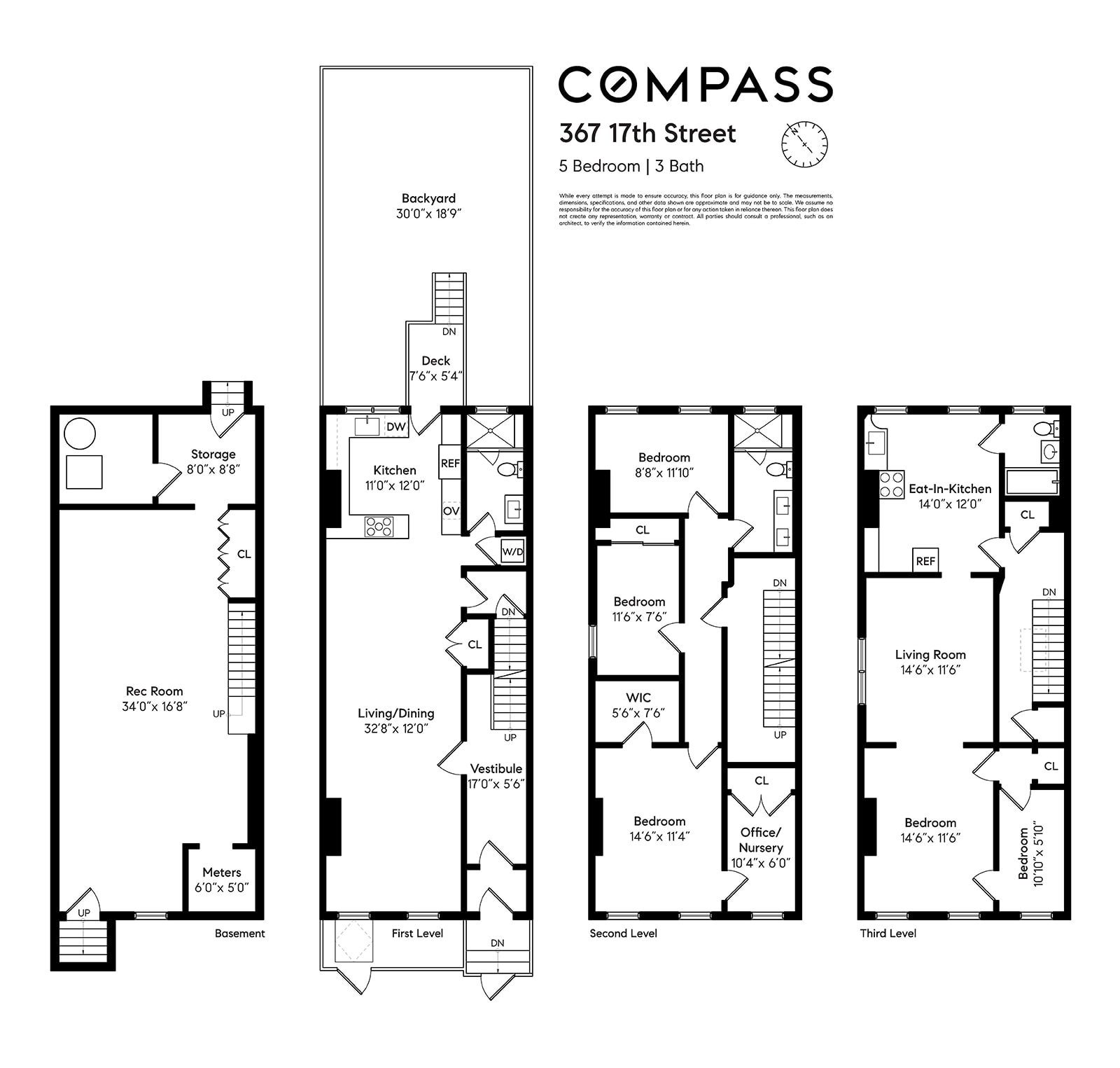 Floorplan for 367 17th Street