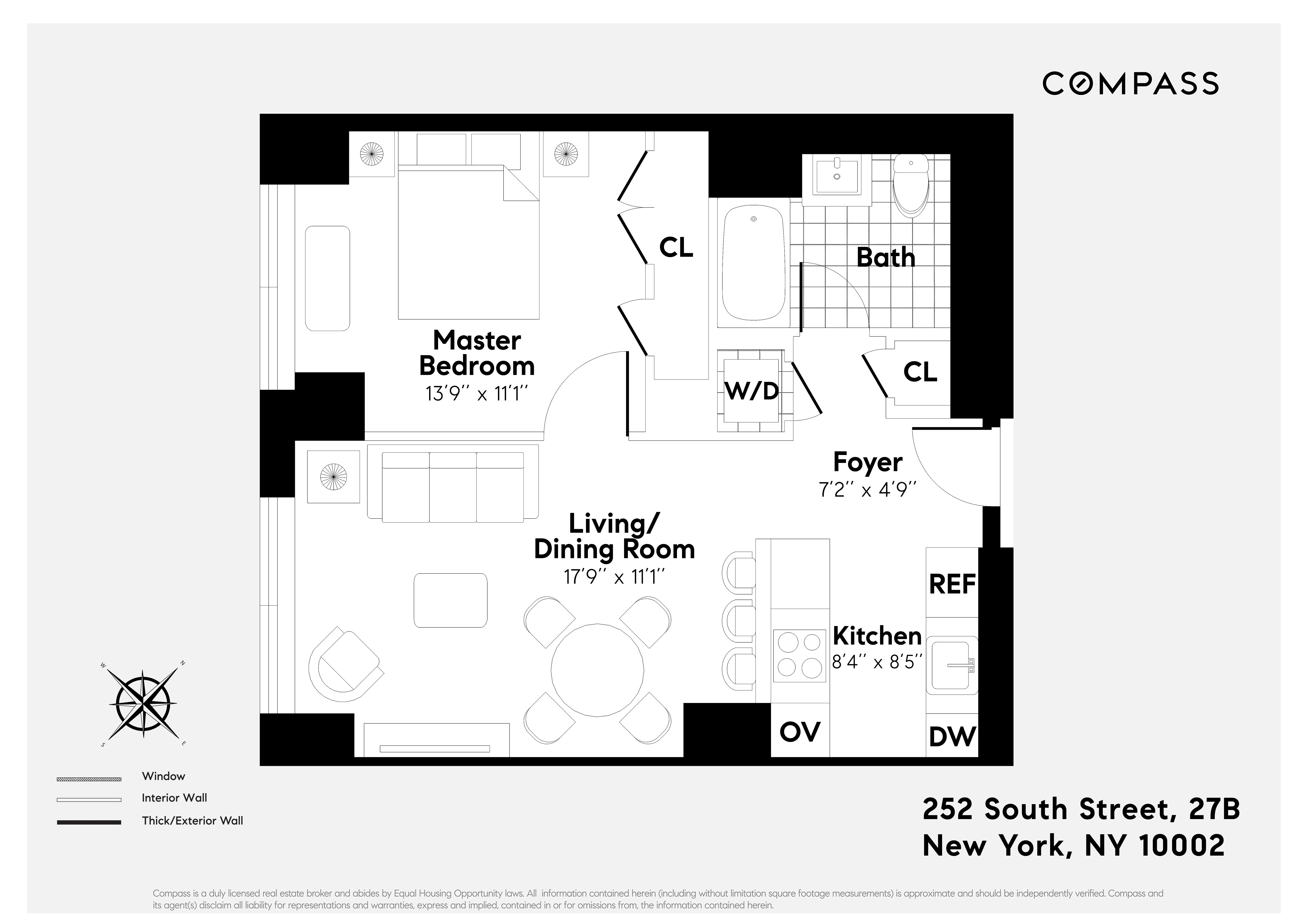 Floorplan for 252 South Street, 27B