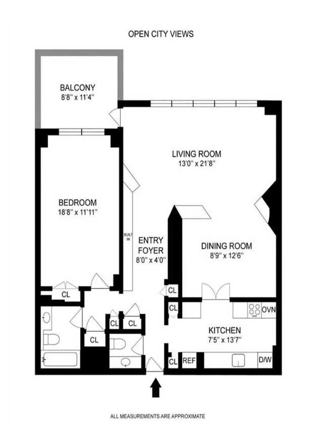 Floorplan for 303 East 57th Street, 42-D