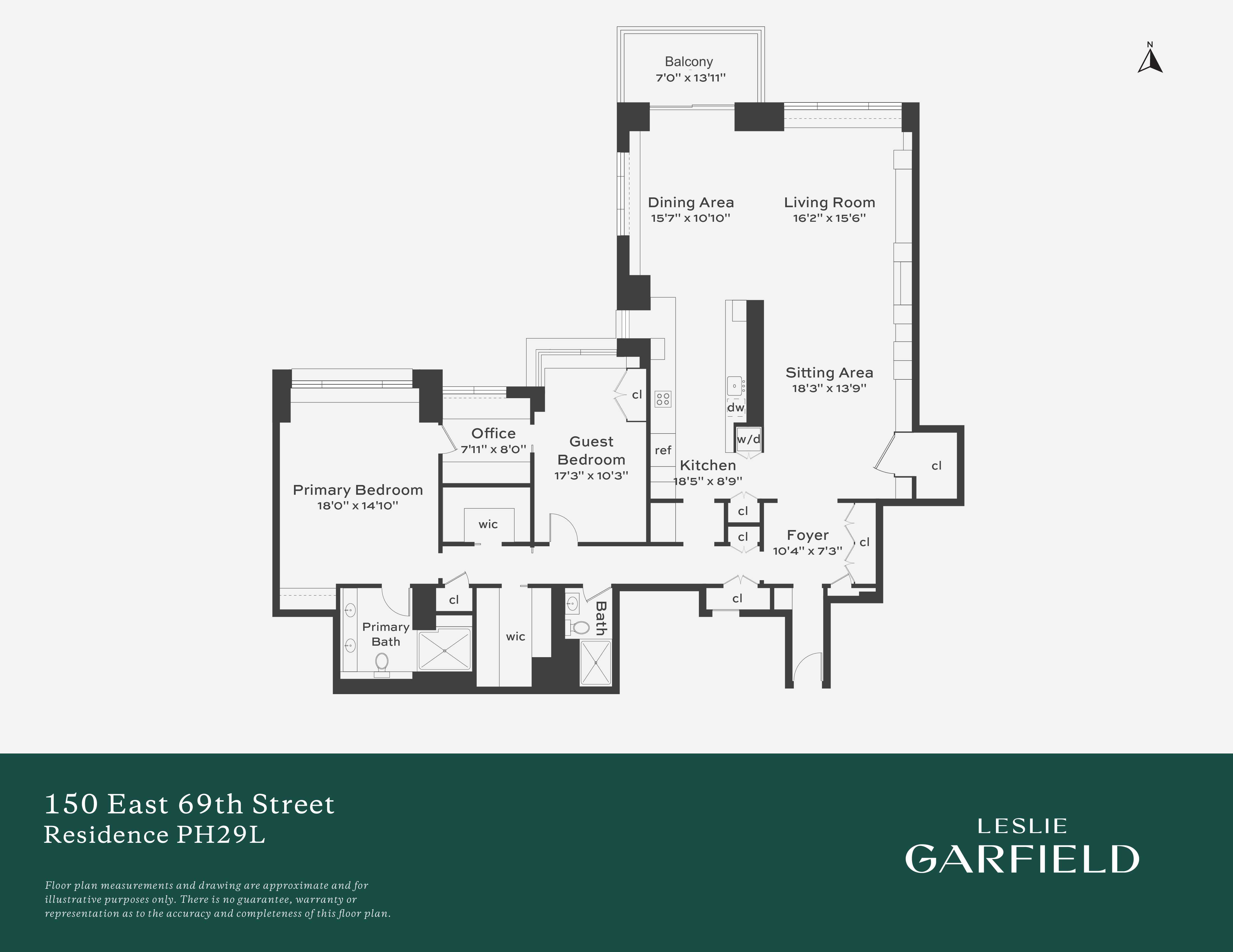 Floorplan for 150 East 69th Street, PH29L