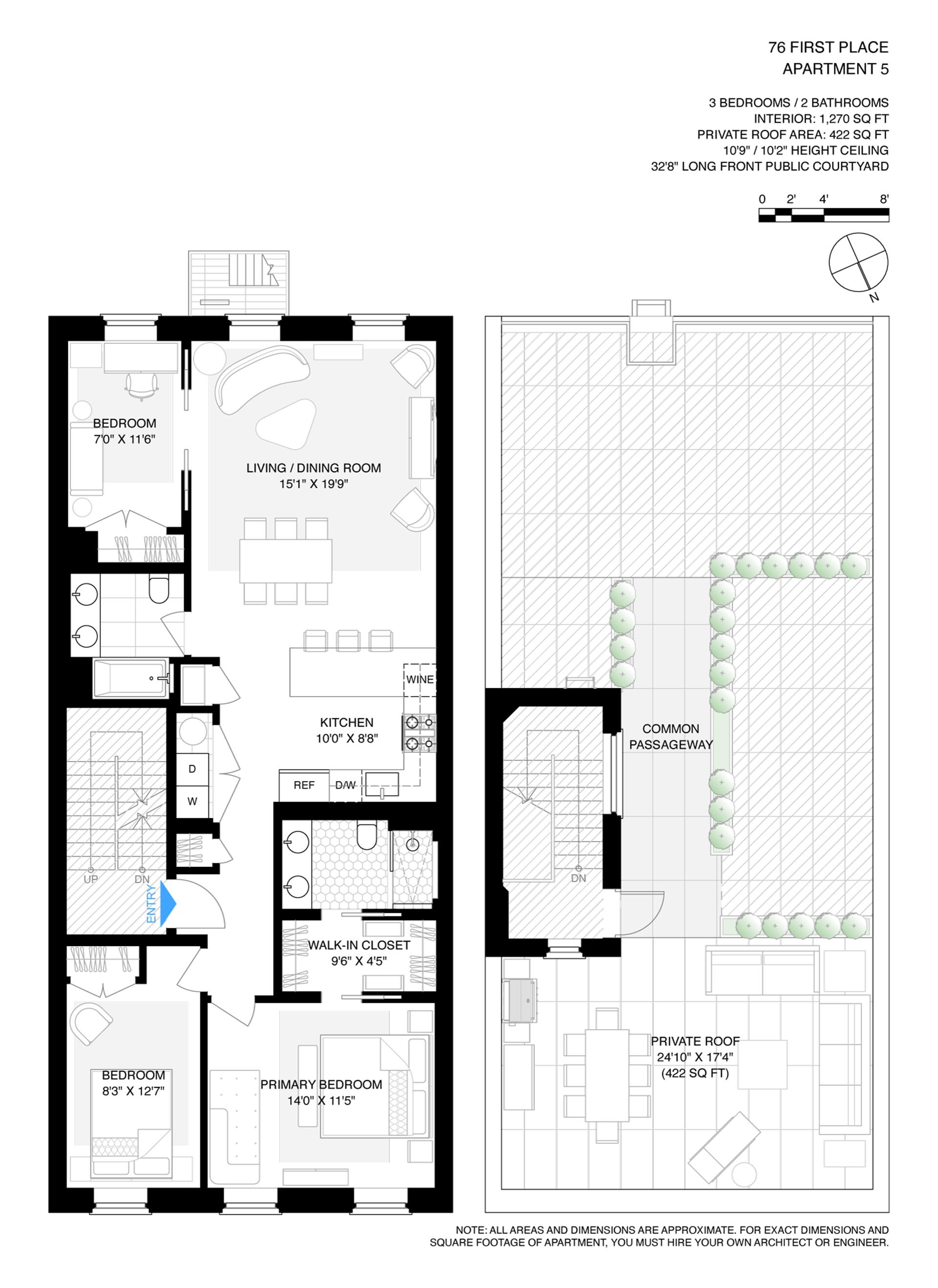 Floorplan for 76 1st Place, PH