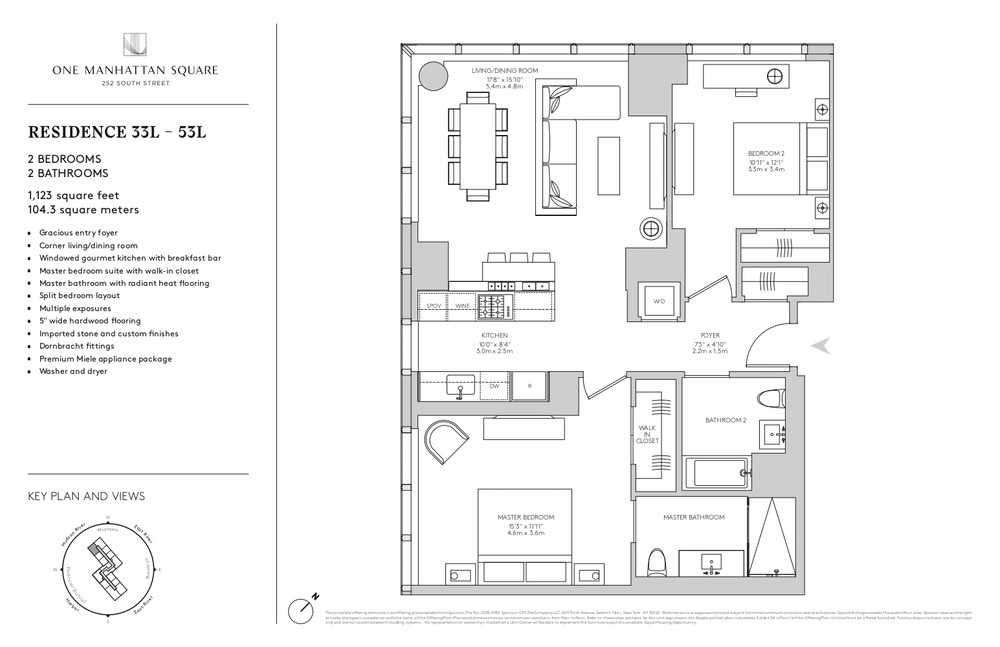 Floorplan for 252 South Street, 39-L