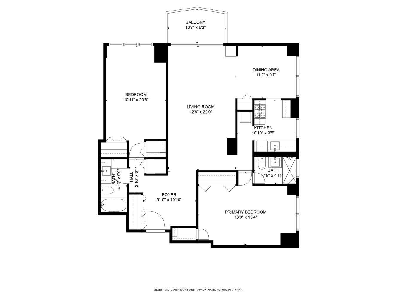 Floorplan for 300 East 40th Street, 10K