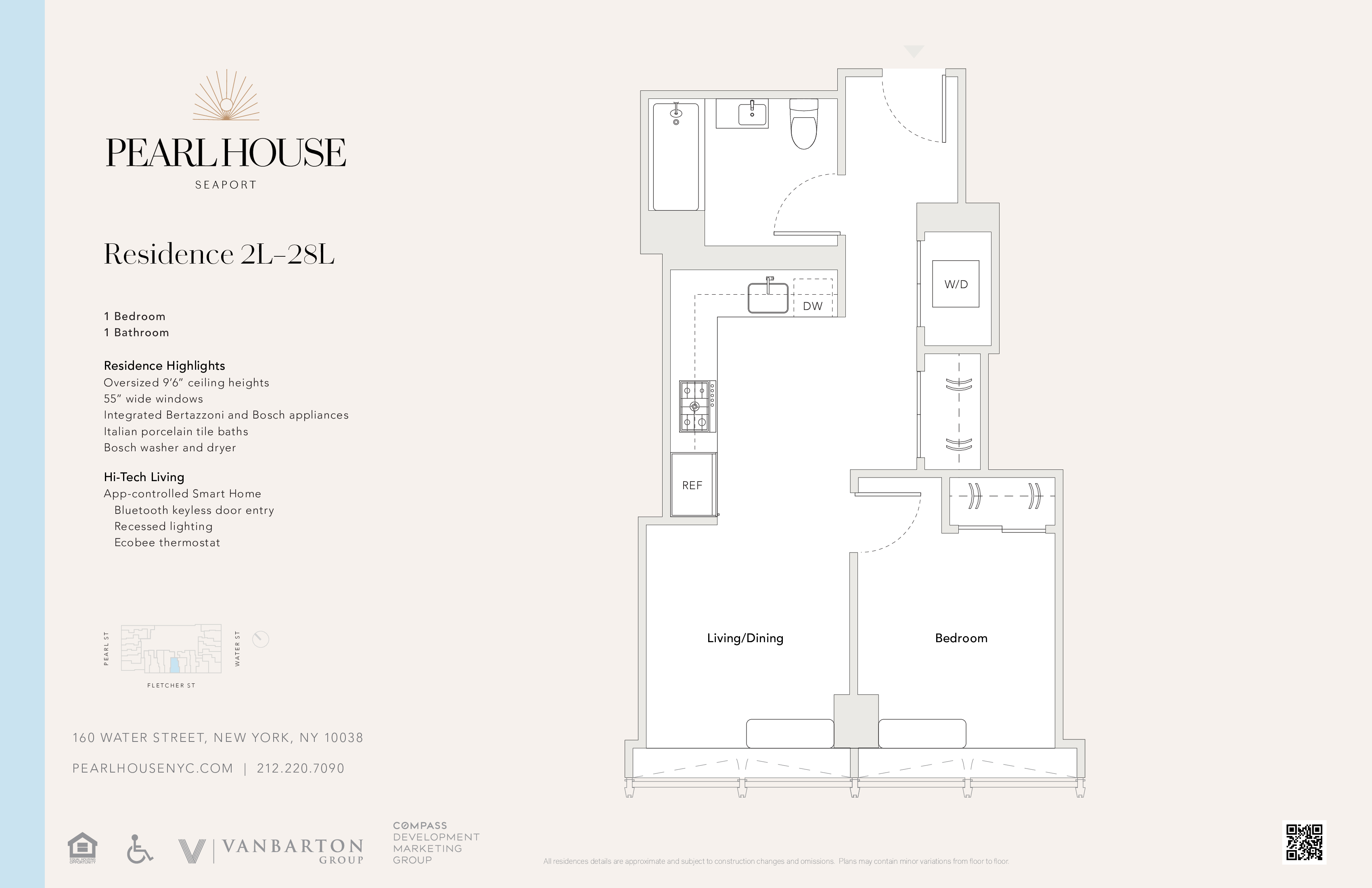 Floorplan for 160 Water Street, 15L