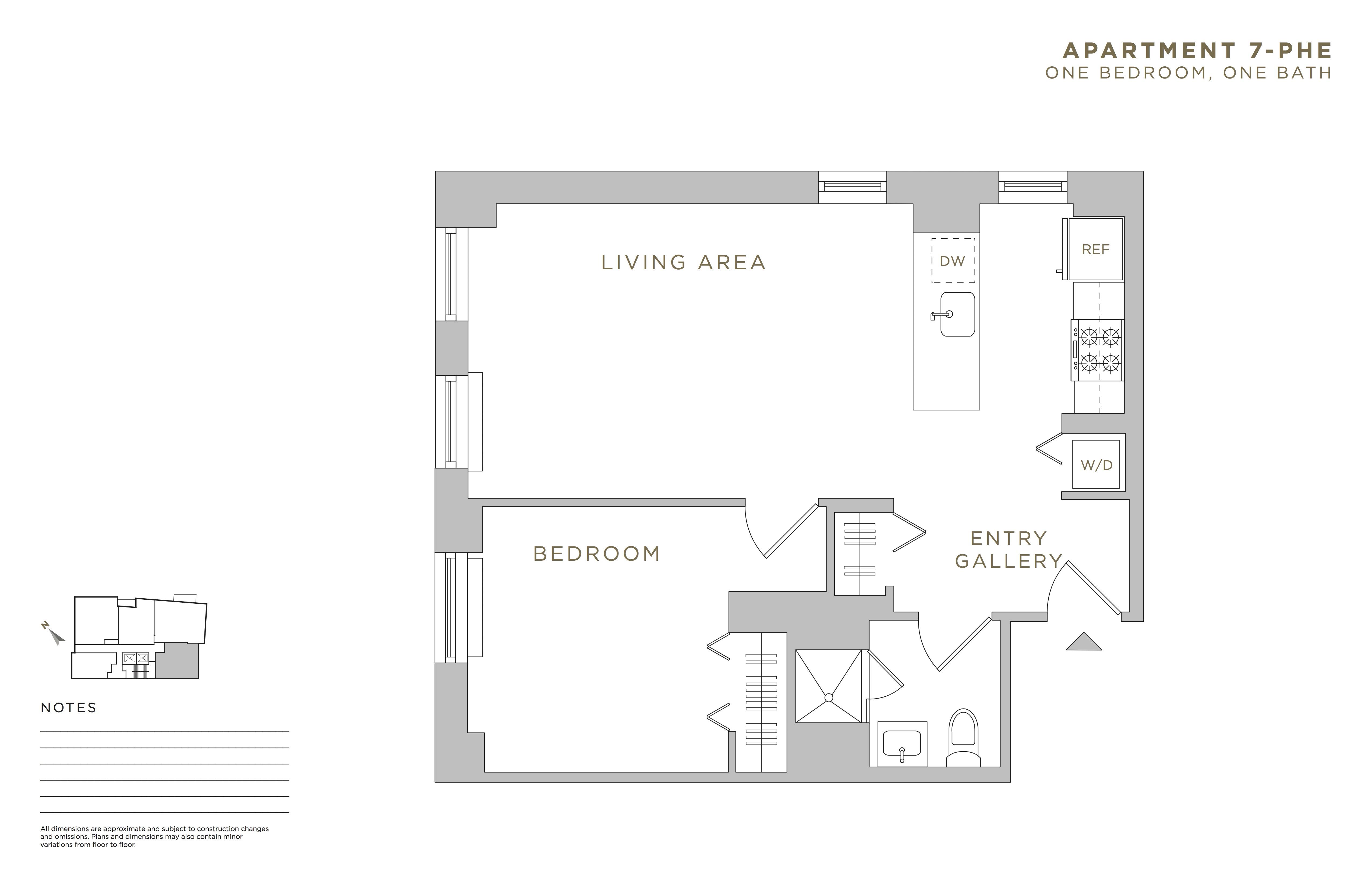 Floorplan for 29 Cliff Street, 17-E