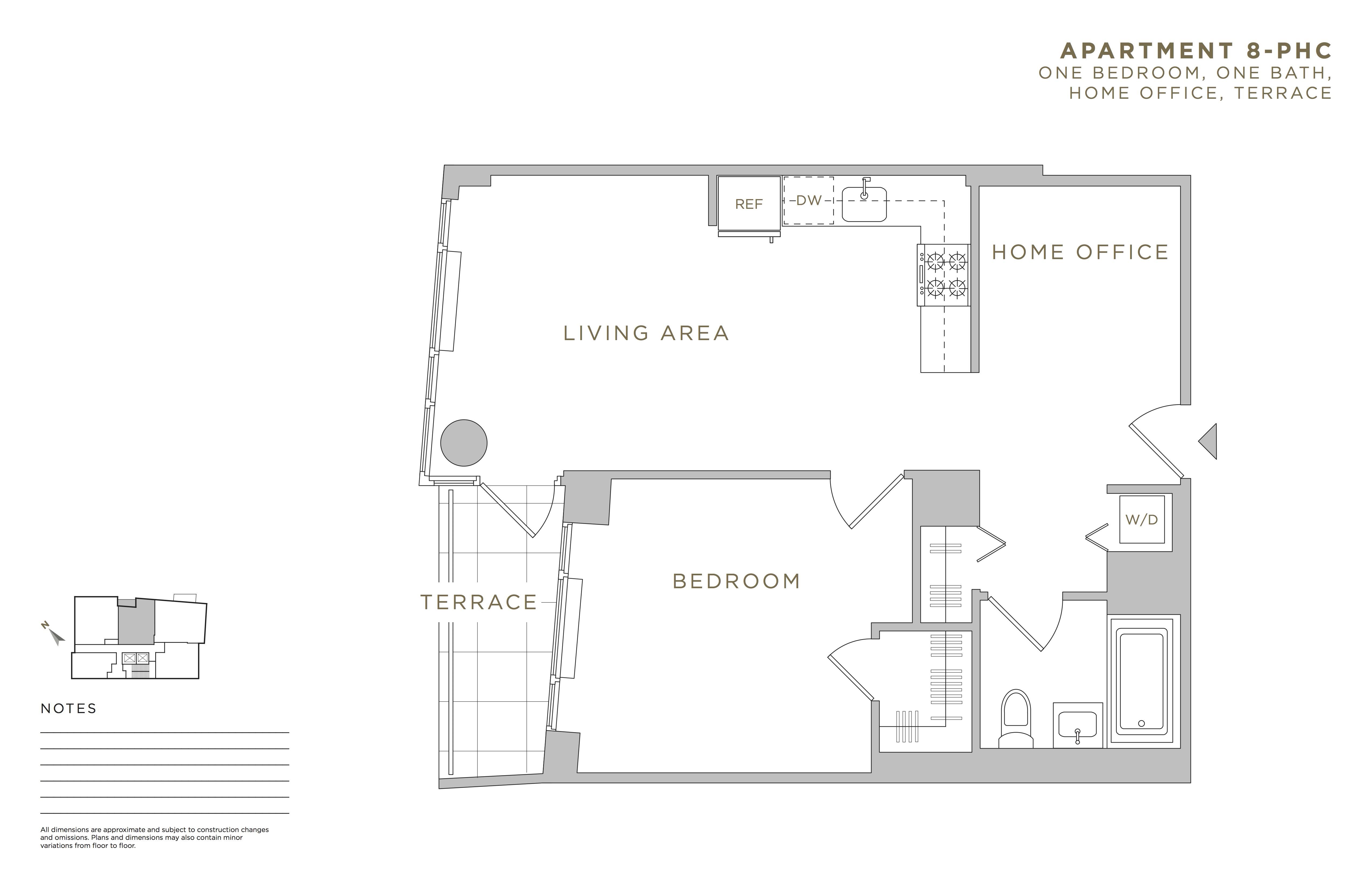 Floorplan for 29 Cliff Street, 12-C