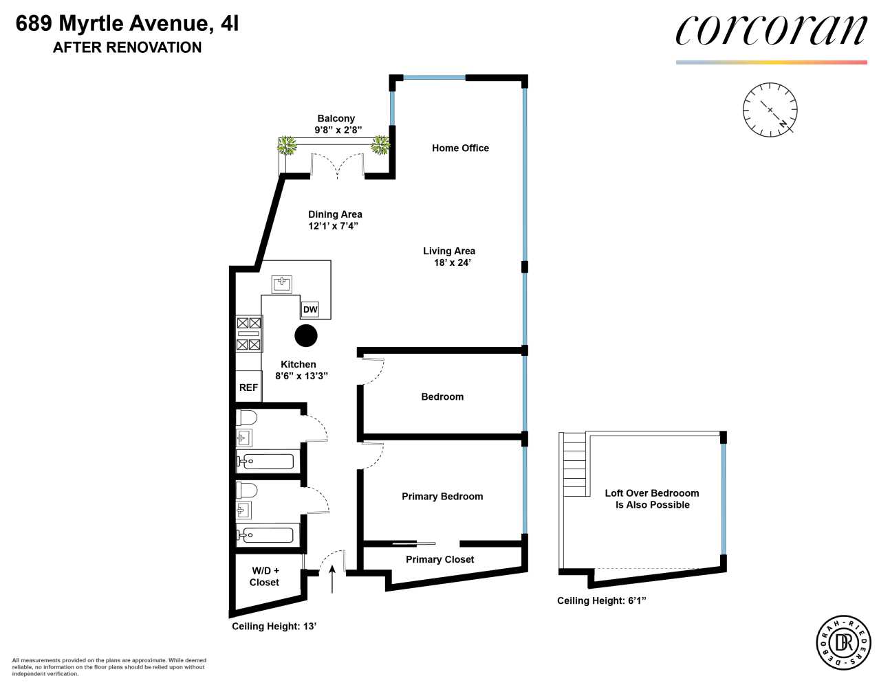 Floorplan for 689 Myrtle Avenue, 4I