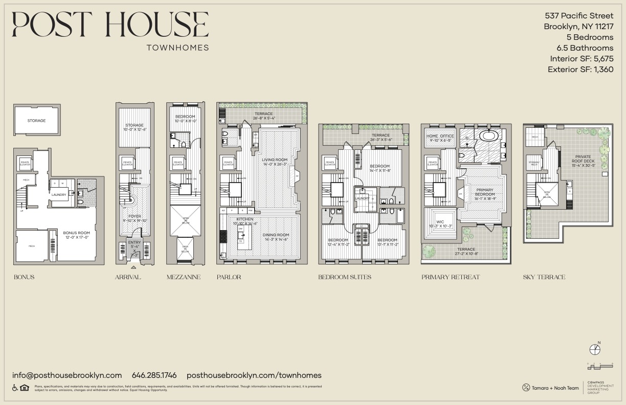 Floorplan for 537 Pacific Street