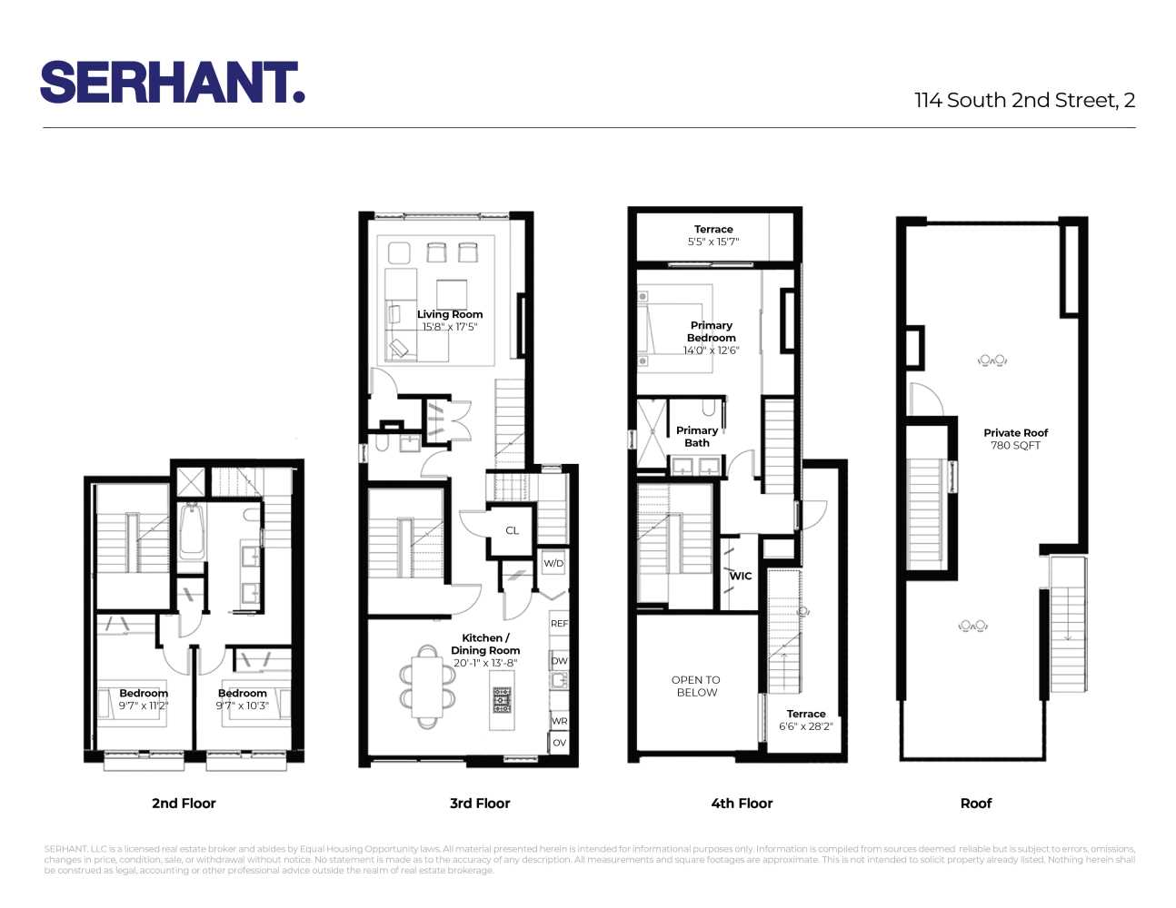 Floorplan for 114 South, 2nd Street, 2