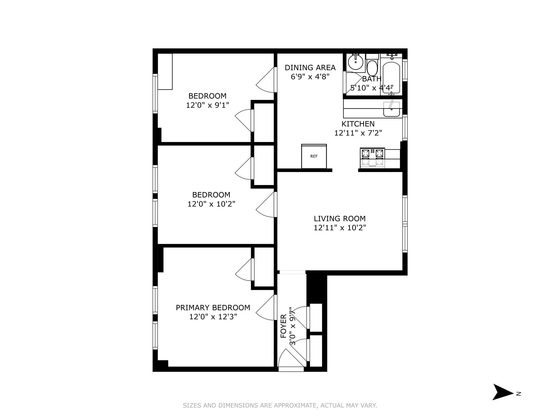 Floorplan for 171 Meserole Street, 7