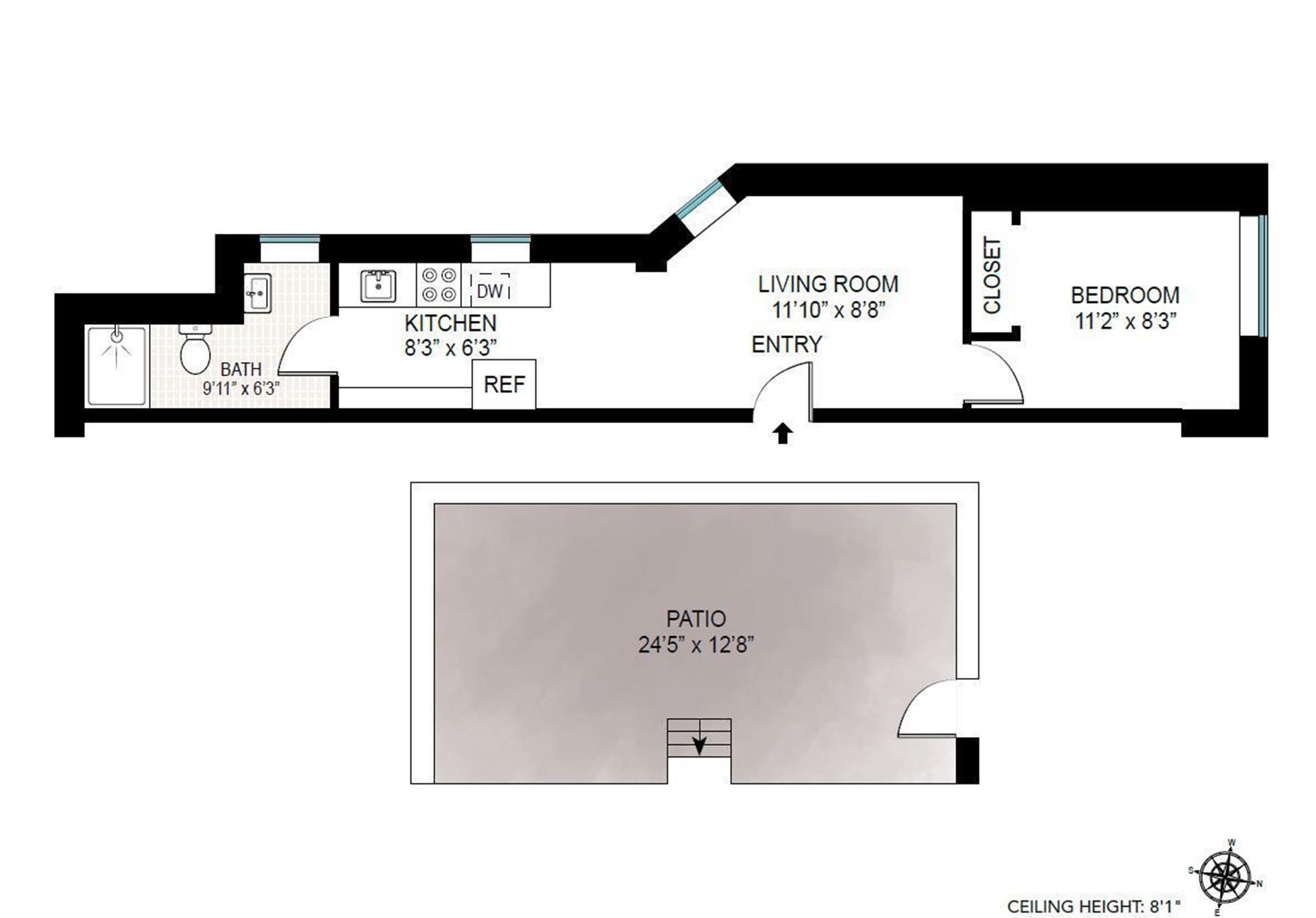 Floorplan for 28 Perry Street, BW