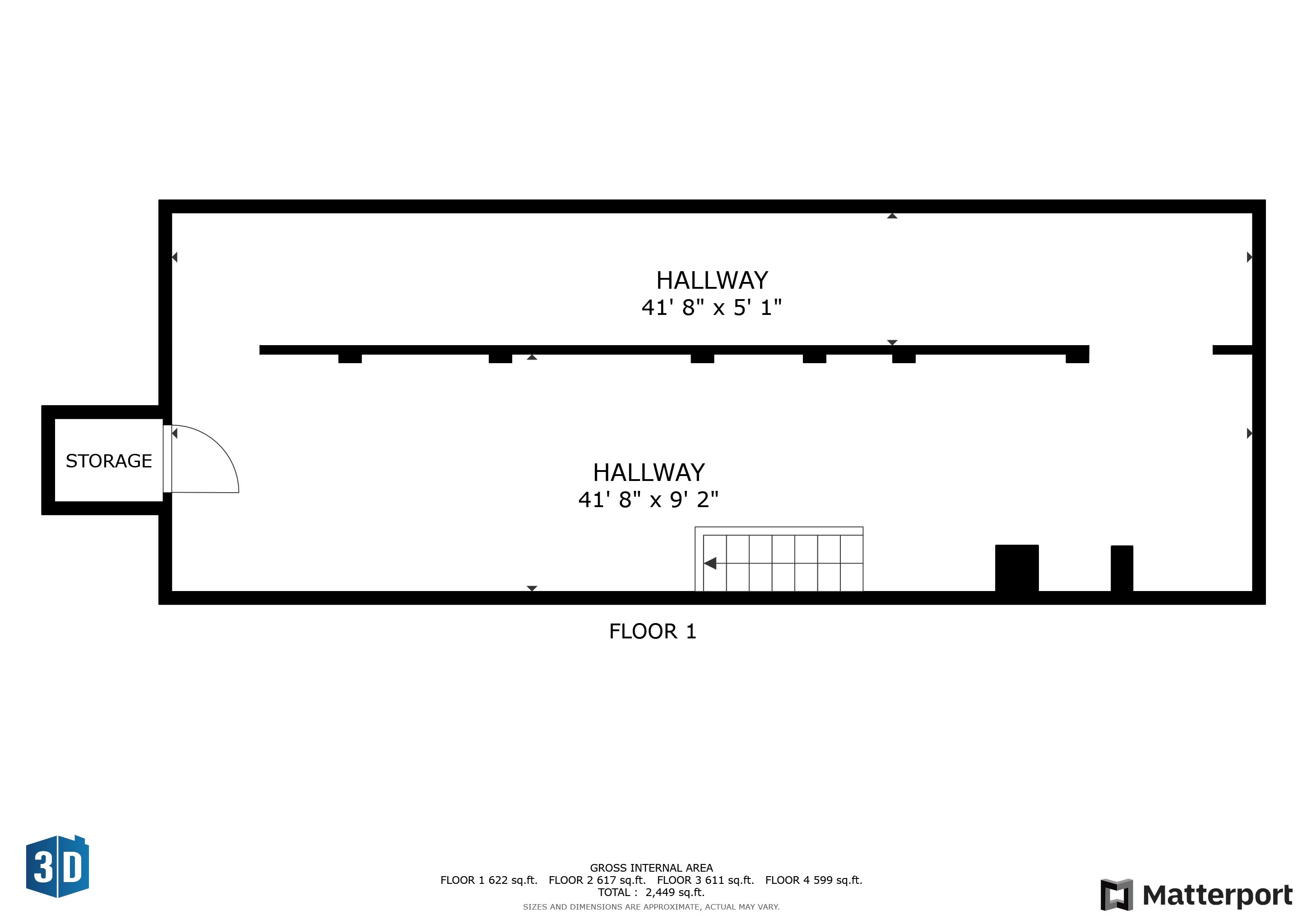 Floorplan for 21 2nd Street