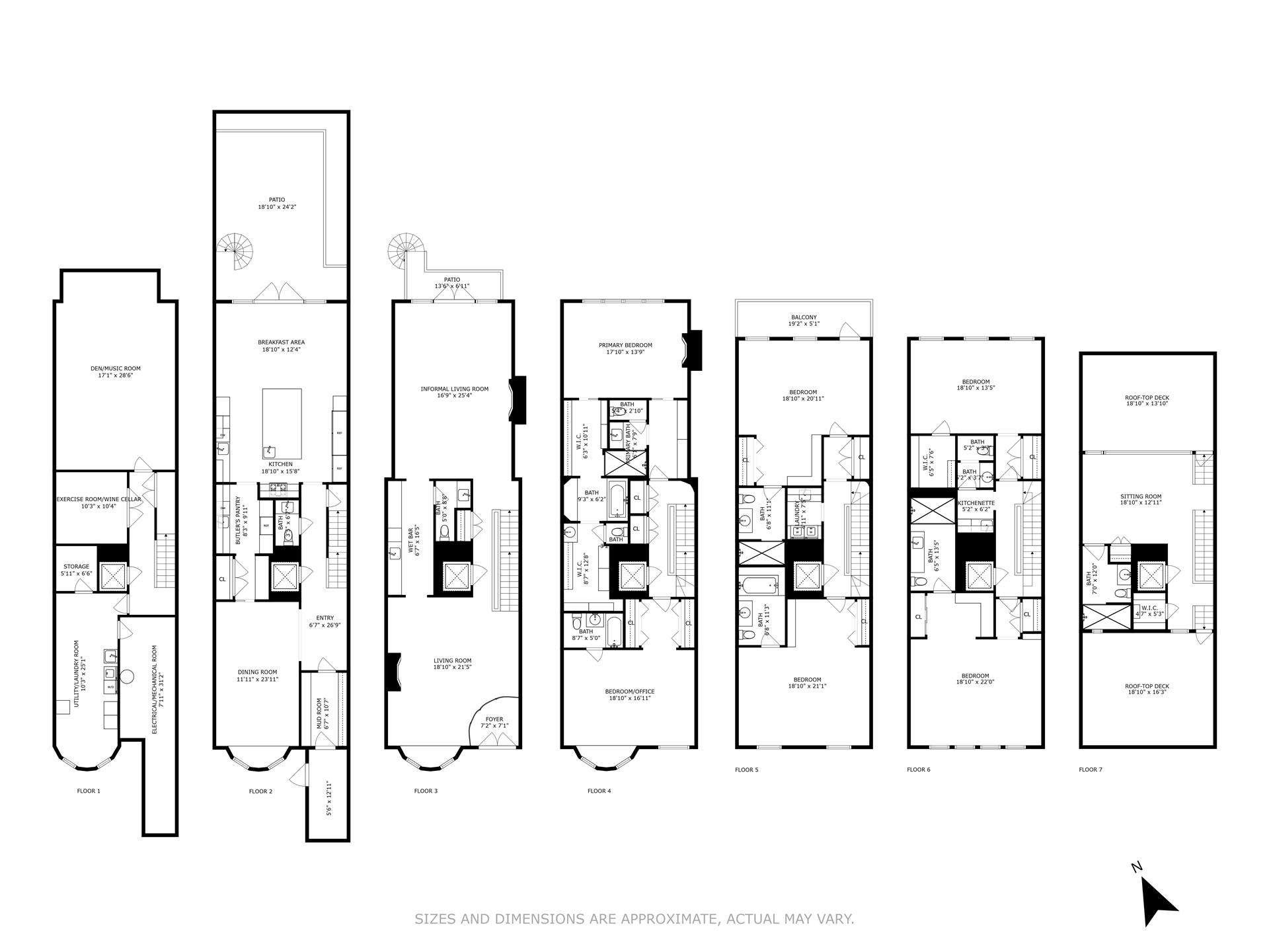 Floorplan for 53 West 88th Street