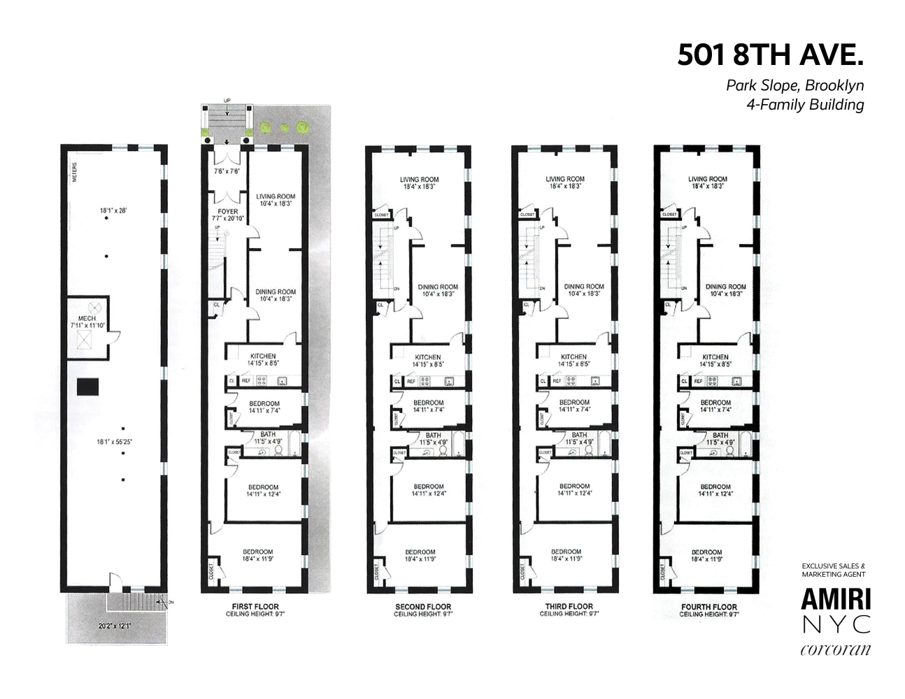 Floorplan for 501 8th Avenue