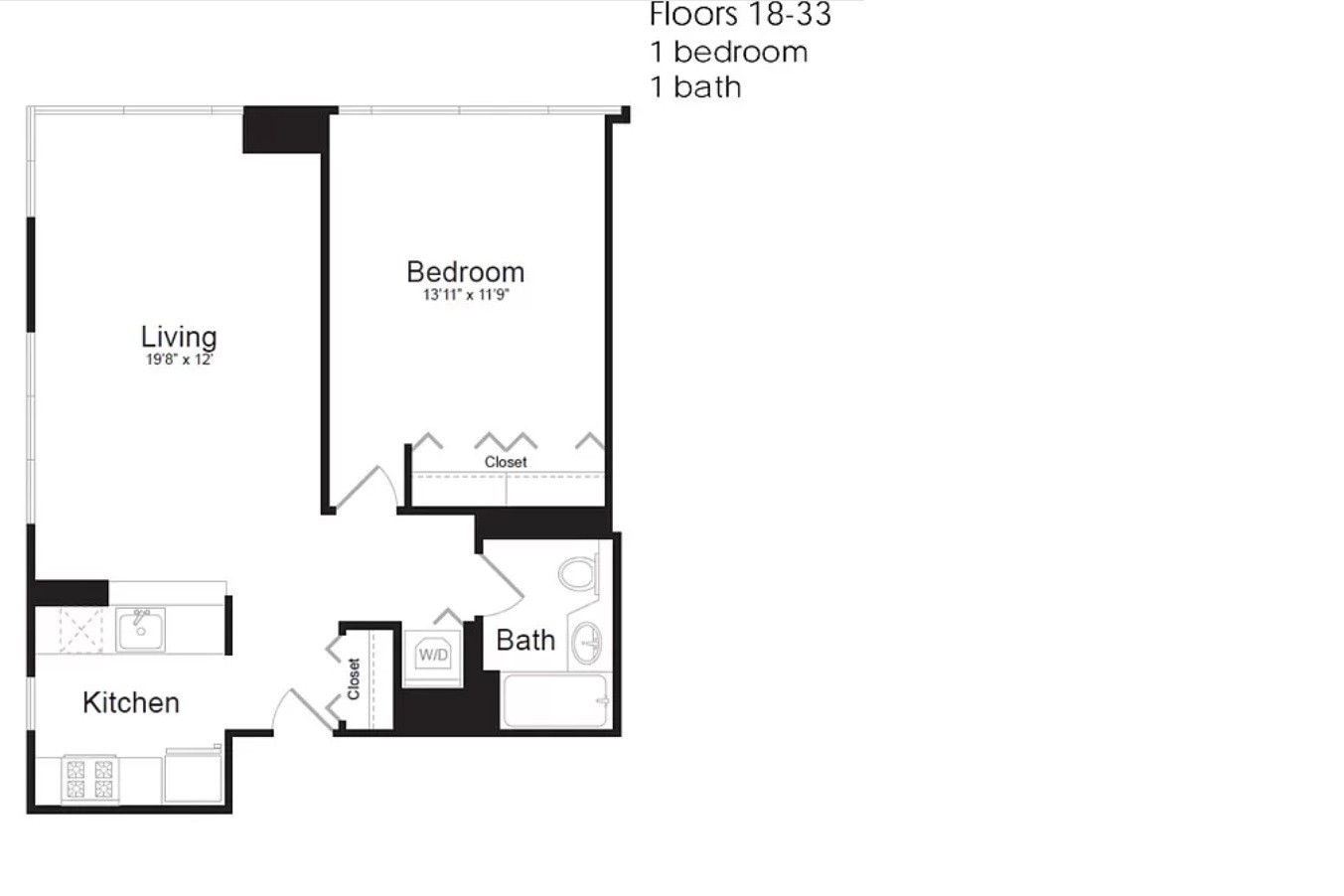 Floorplan for 408 East 92nd Street, 32C