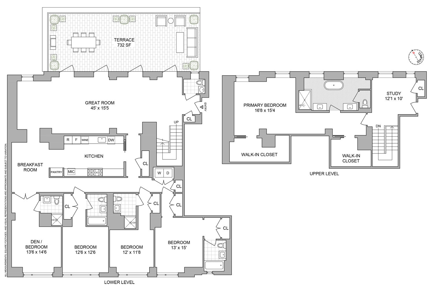 Floorplan for 150 West 12th Street, 3WEST