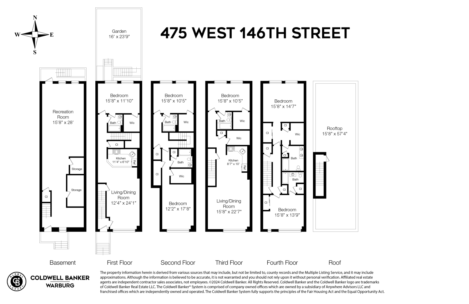 Floorplan for 475 West 146th Street