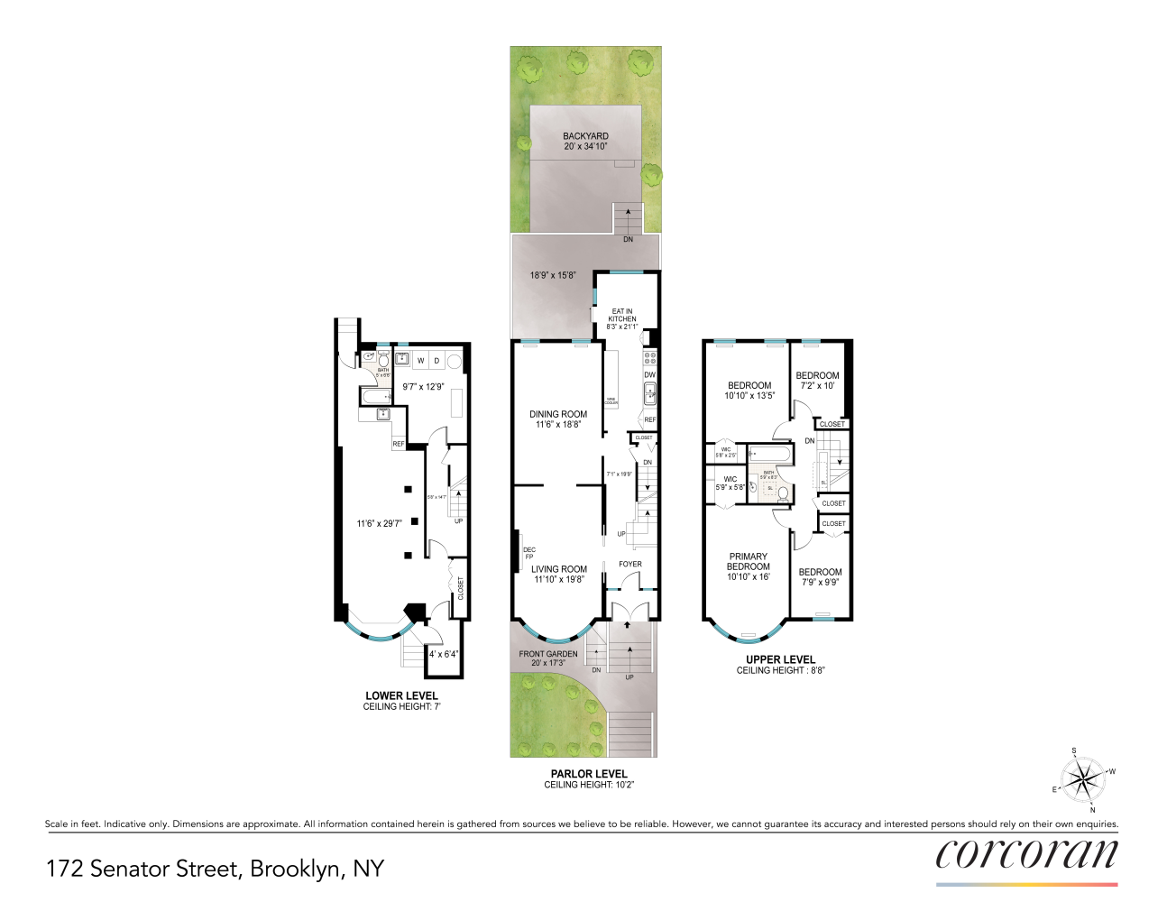 Floorplan for 172 Senator Street