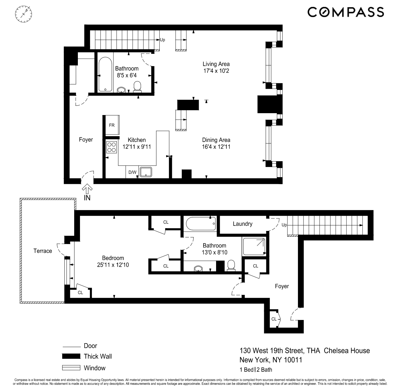 Floorplan for 130 West 19th Street, THA