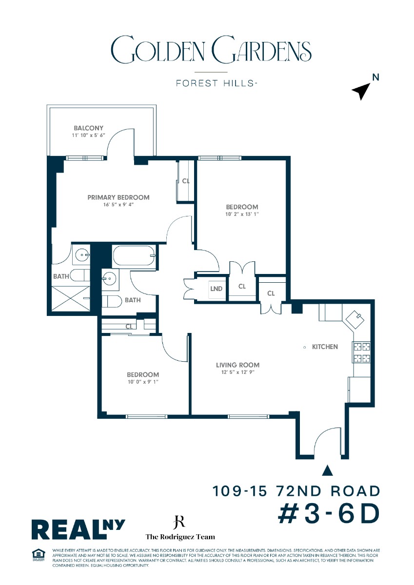 Floorplan for 109-15 72nd Road, 6D