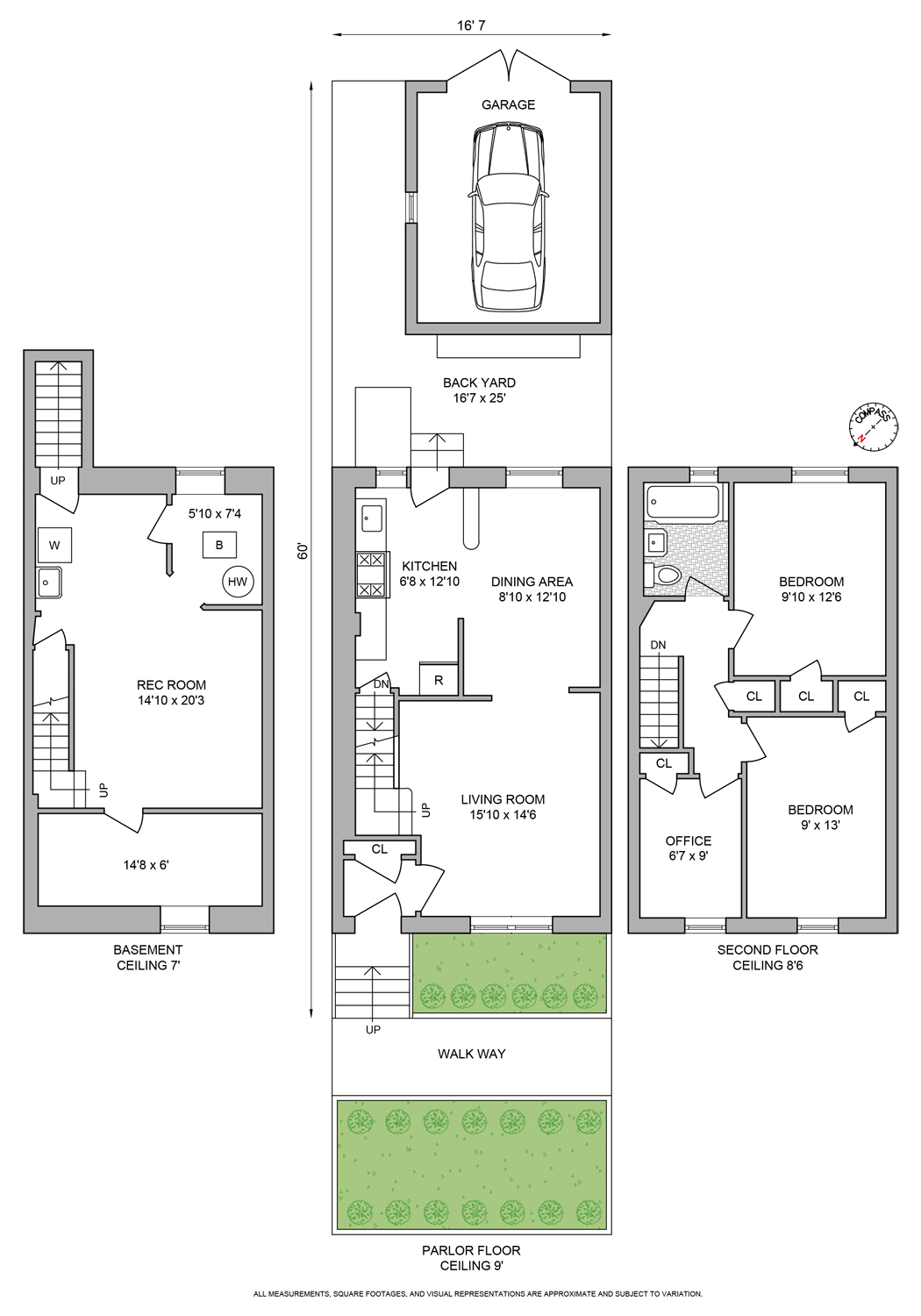 Floorplan for 9 Roosevelt Court