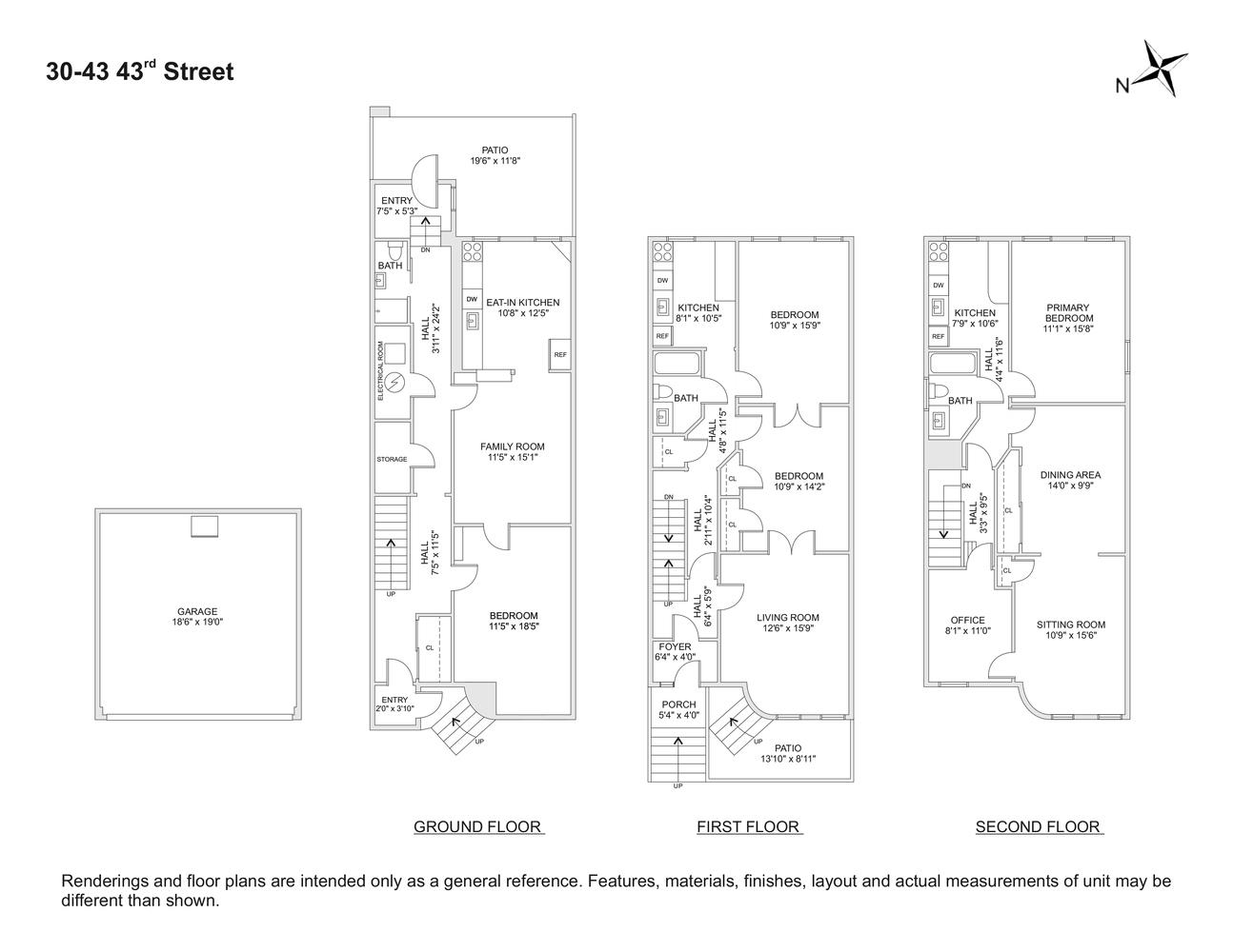 Floorplan for 30-43 43rd Street