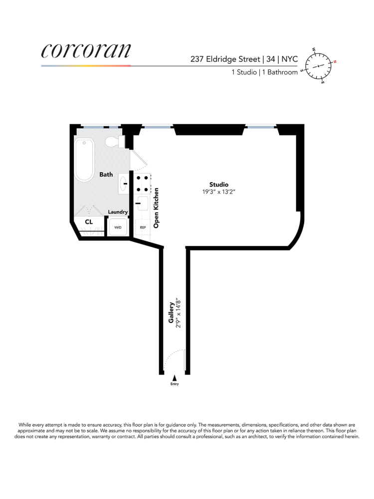 Floorplan for 237 Eldridge Street, 34